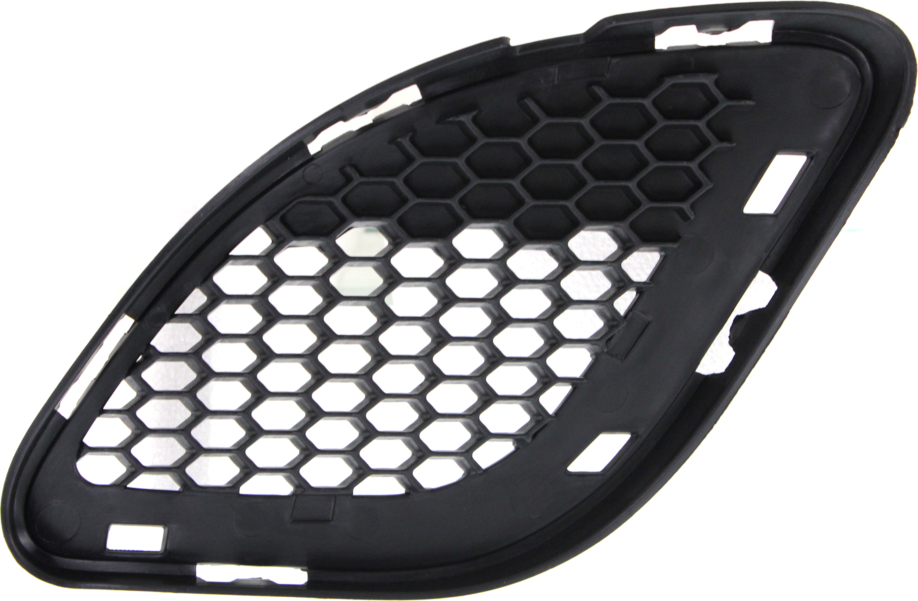 AM GRAND CHEROKEE 12-13 FRONT BUMPER GRILLE RH Outer Textured Black SRT 8 Model SKU REPJ015501 Partslink CH1039136 OEM 68158580AA
