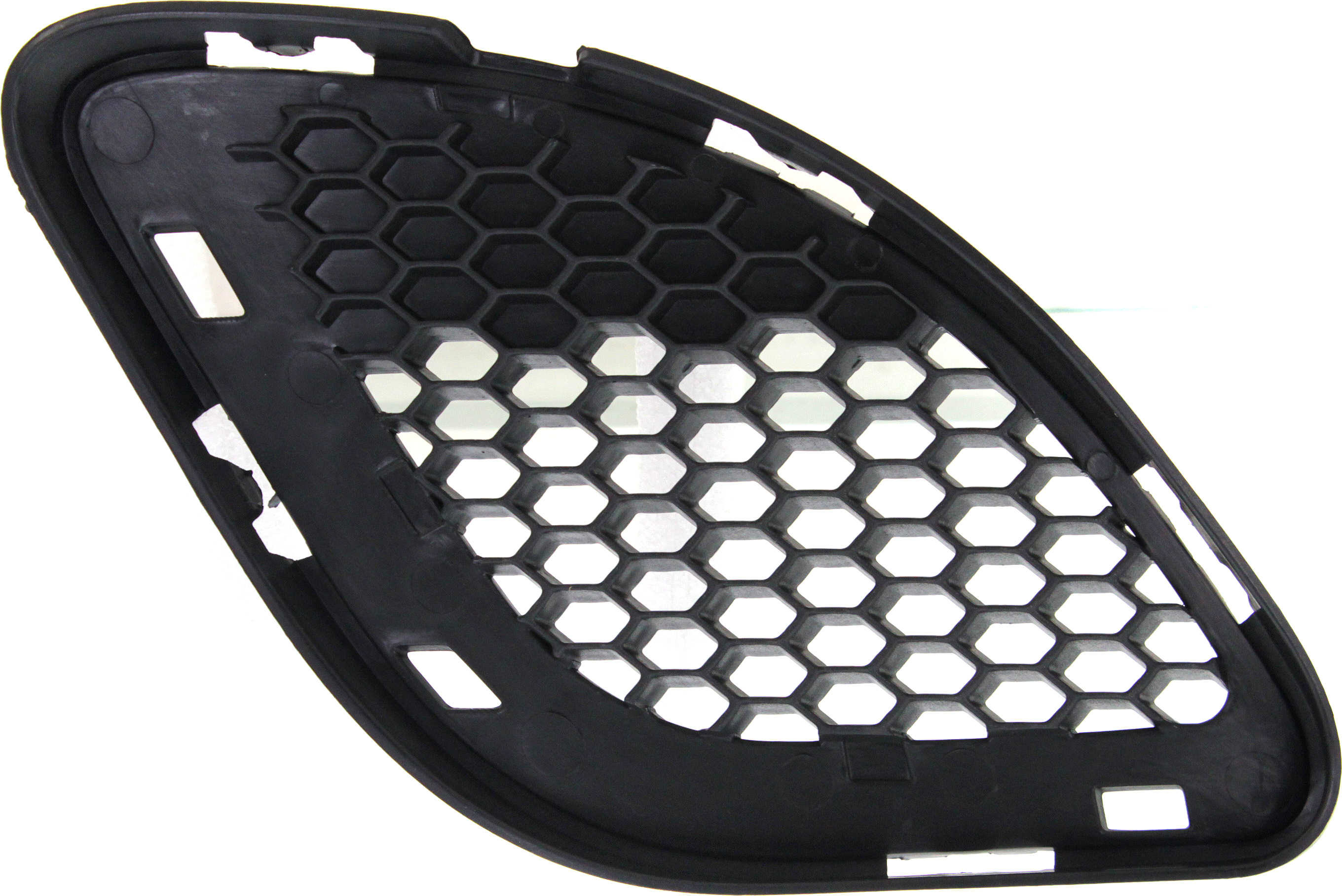 AM GRAND CHEROKEE 12-13 FRONT BUMPER GRILLE LH Outer Textured Black SRT 8 Model SKU REPJ015502 Partslink CH1038136 OEM 68158581AA