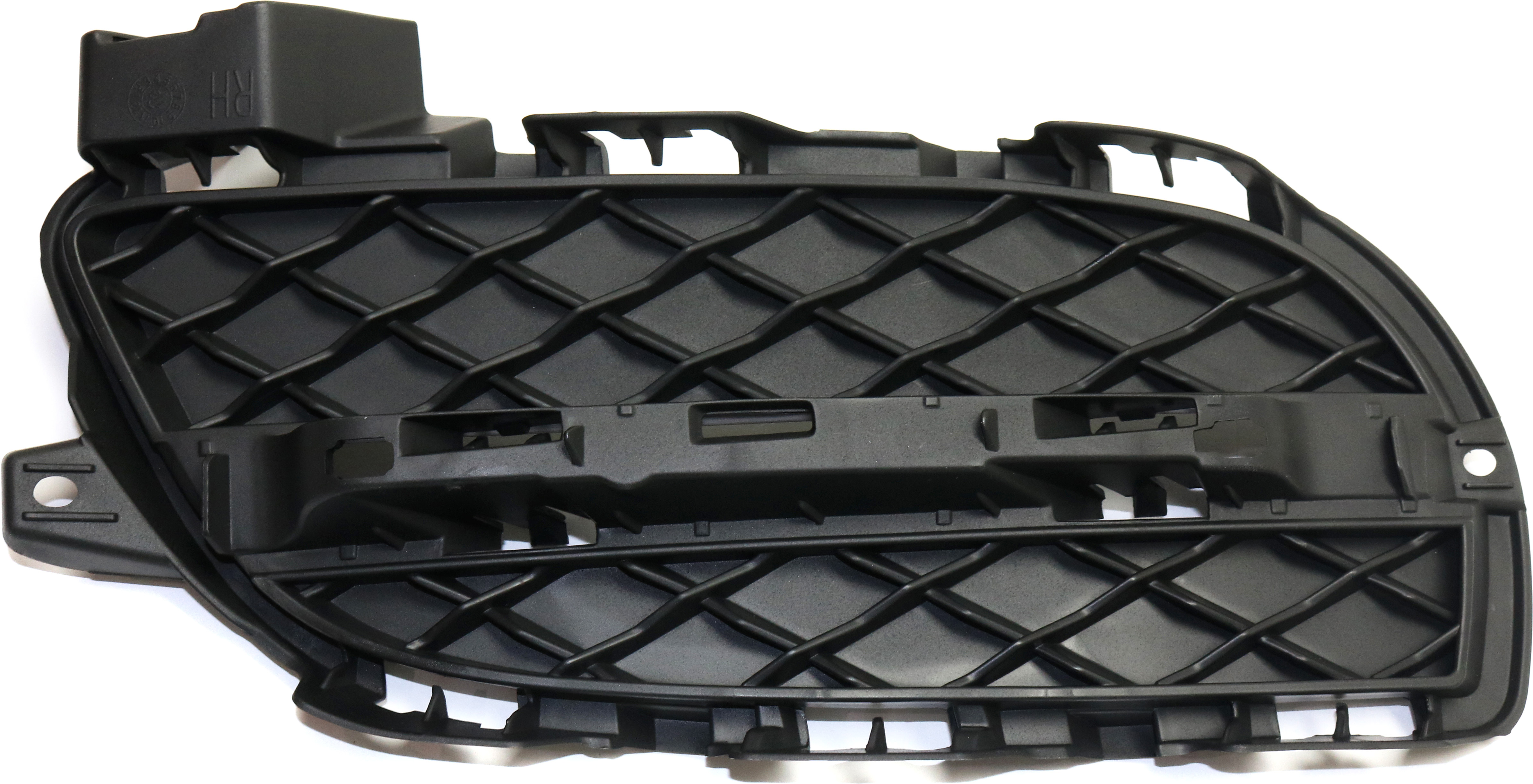 AM XJ 11-17 FOG LAMP COVER RH Outer w o Grille Opening SKU REPJ015505 Partslink JA1039102 OEM C2D5681