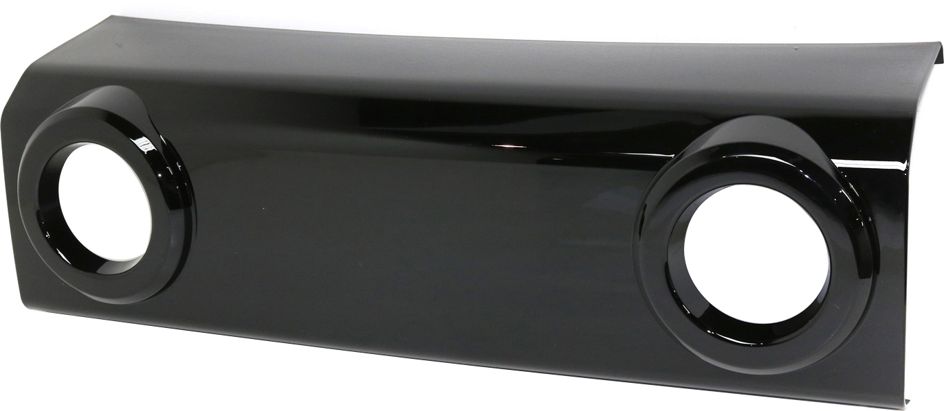 AM WRANGLER JK 12-16 FRONT BUMPER MOLDING Applique Primed Standard Duty Bumper SKU REPJ015910 Partslink CH1044118 OEM 1ML27DX8AA