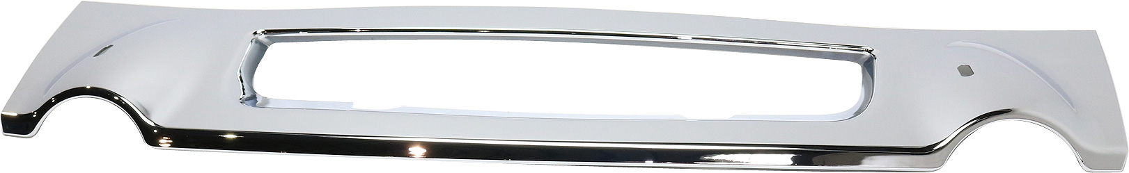 AM PATRIOT 11-17 FRONT BUMPER MOLDING Chrome Insert w Tow Hook Hole SKU REPJ015911 Partslink CH1037106 OEM 68091529AA