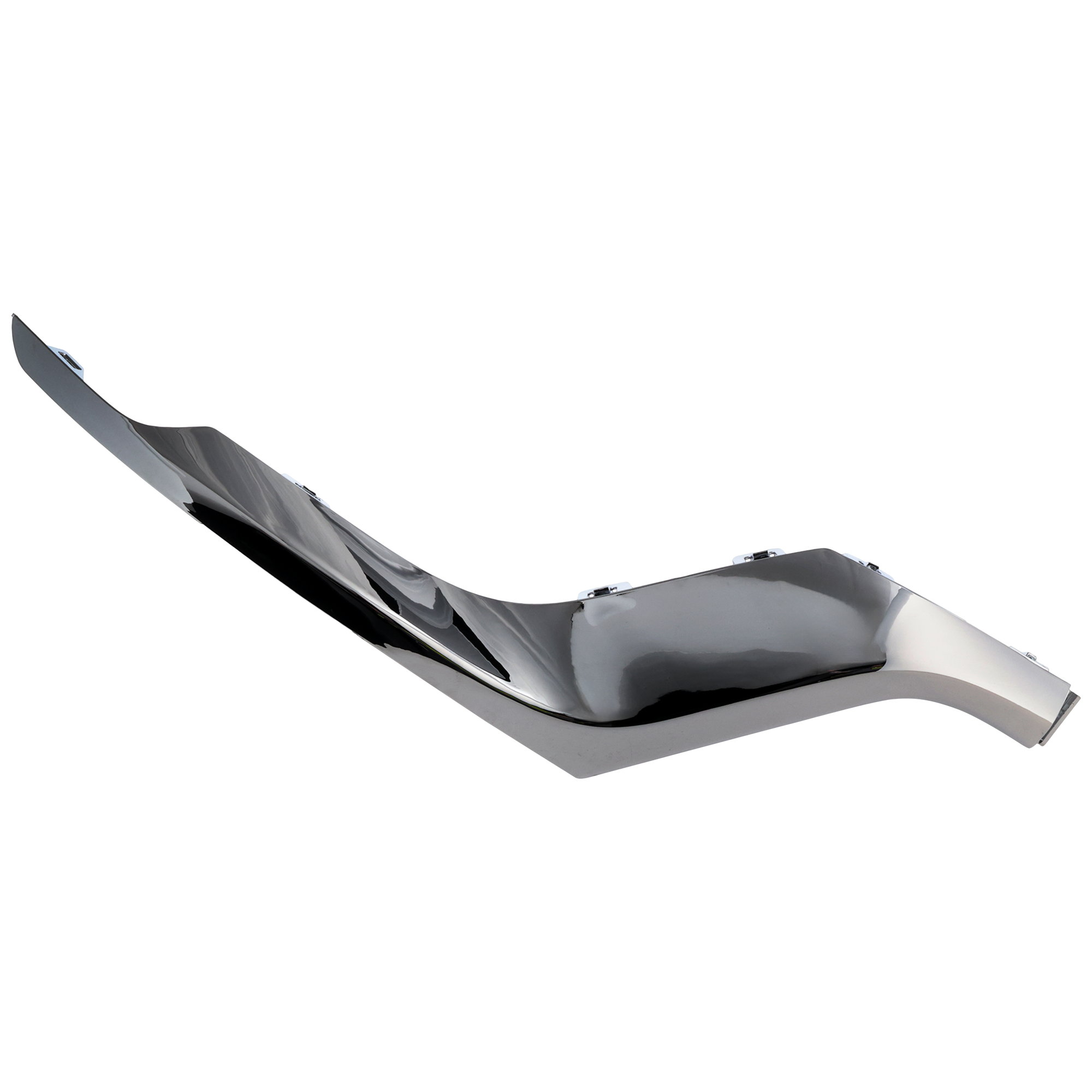 AM GRAND CHEROKEE 14-16 FRONT BUMPER MOLDING RH Outer Applique Chrome Laredo Limited Overland Models SKU REPJ016103 Partslink CH1047104 OEM 68170062AB
