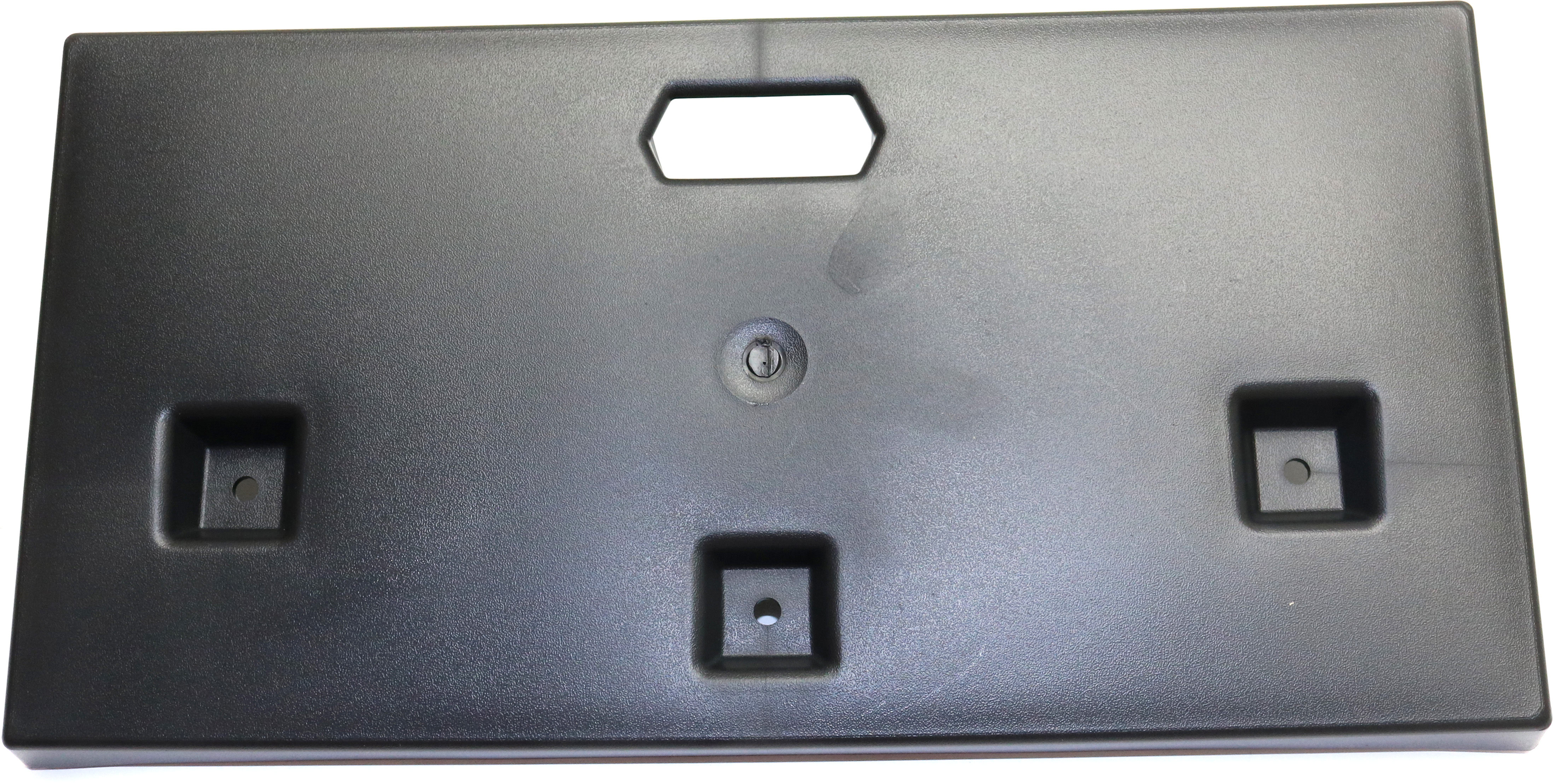 AM RENEGADE 15-18 FRONT LICENSE PLATE BRACKET Textured Exc. Trailhawk Model SKU REPJ017304 Partslink CH1068137 OEM 68256471AA