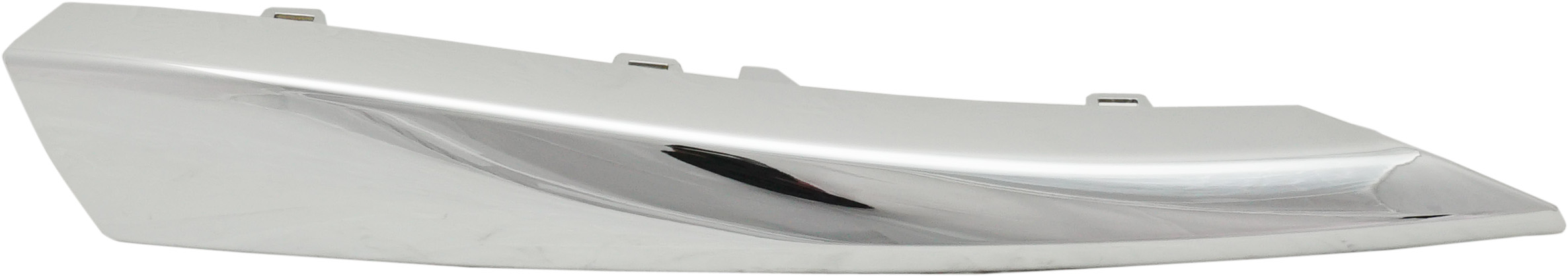 AM XF 12-15 FRONT BUMPER GRILLE MOLDING RH Chrome 15-15 Luxury Portfolio Premium Models SKU REPJ020301 Partslink JA1039100 OEM C2Z13205