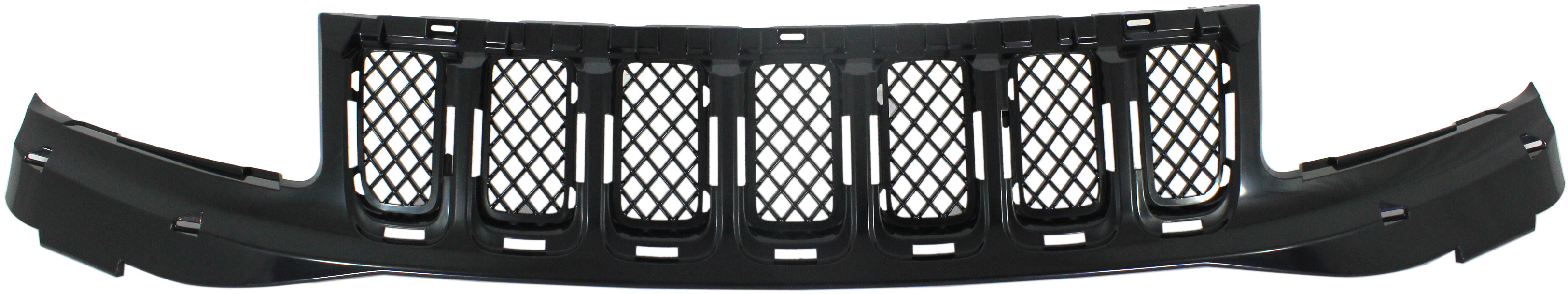 AM COMPASS 11-17 GRILLE Textured Black Shell and Insert 14-17 Type 1 CAPA SKU REPJ070123Q Partslink CH1200344C OEM 68109866AA