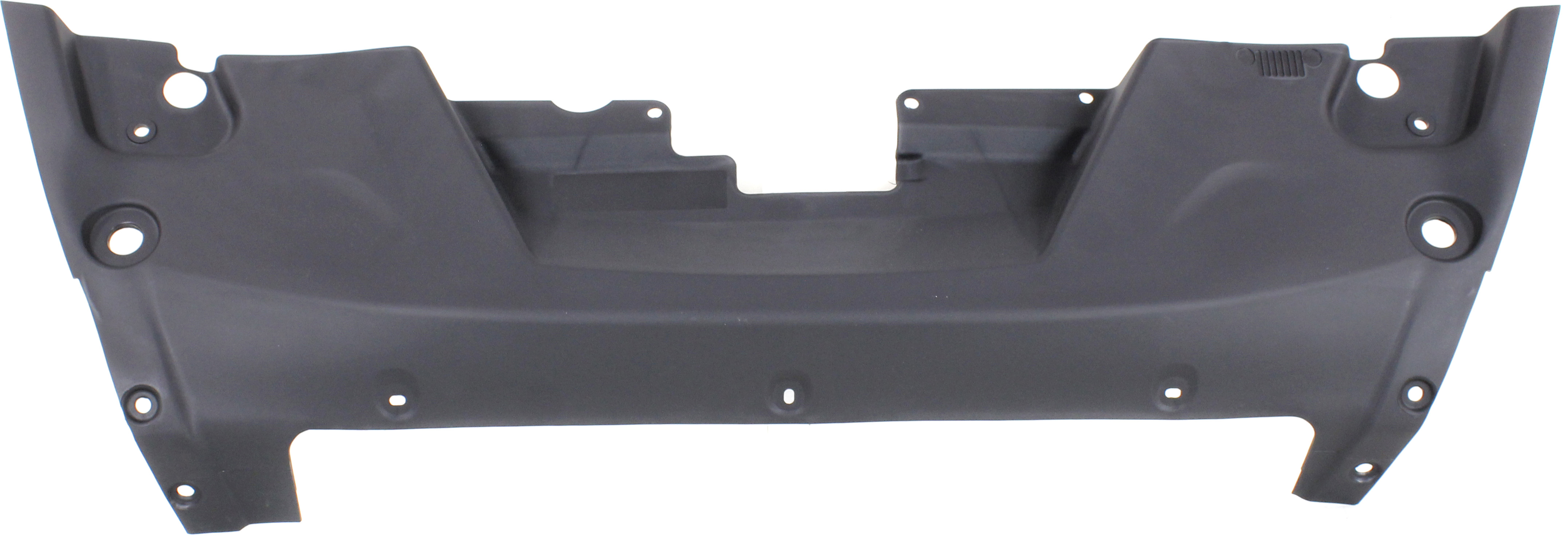 AM CHEROKEE 14-18 RADIATOR SUPPORT COVER Panel Closeout Plastic Textured Black Latitude limited North Overland Sport Trailhawk Models SKU REPJ073701 Partslink CH1224104 OEM 68138372AH