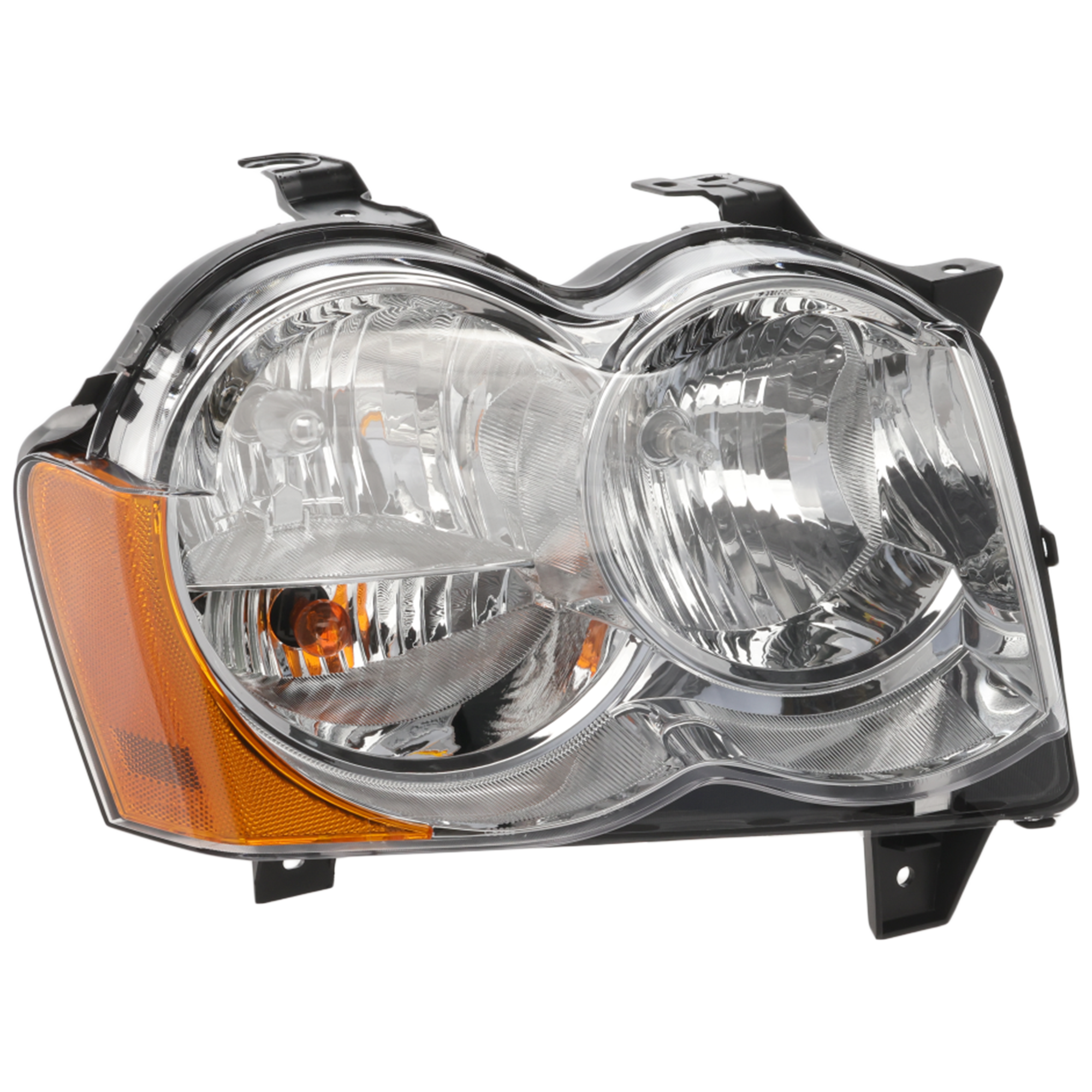 AM GRAND CHEROKEE 08-10 HEAD LAMP RH Assembly Halogen SKU REPJ100105 OEM 55157482AE PFM