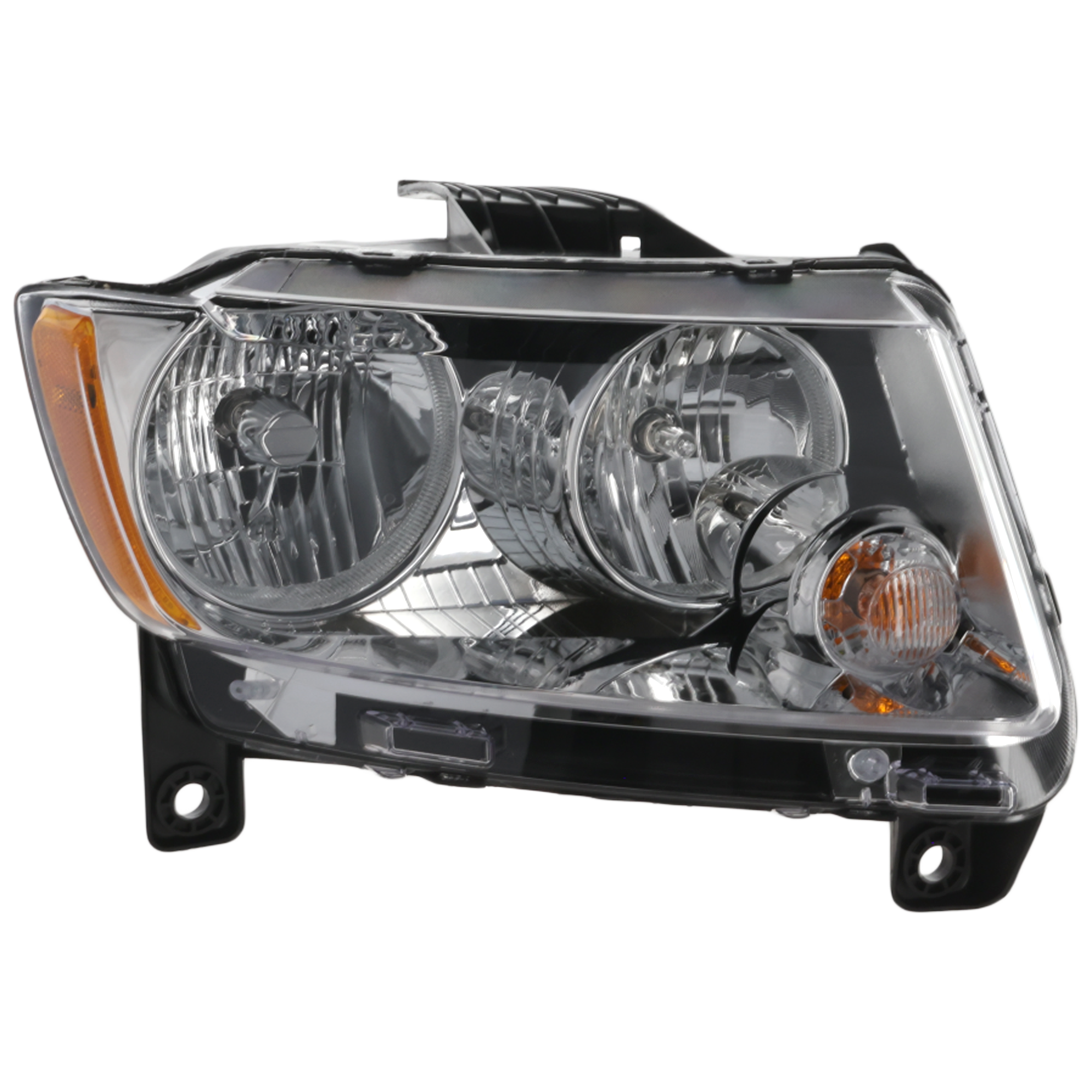 AM GRAND CHEROKEE 11-13 HEAD LAMP RH Assembly Halogen Laredo Laredo E Laredo X Models SKU REPJ100145 Partslink CH2503224 OEM 55079378AF