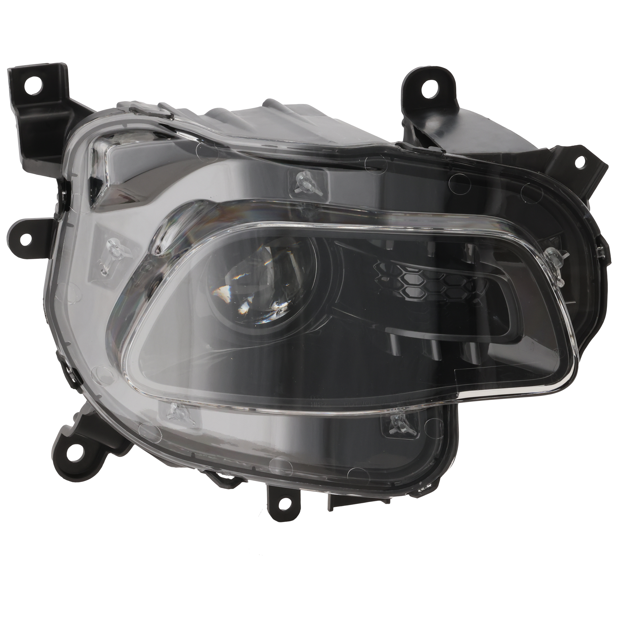 AM CHEROKEE 14-18 HEAD LAMP RH Assembly Halogen w Black Trim SKU REPJ100155 Partslink CH2503249 OEM 68102846AE