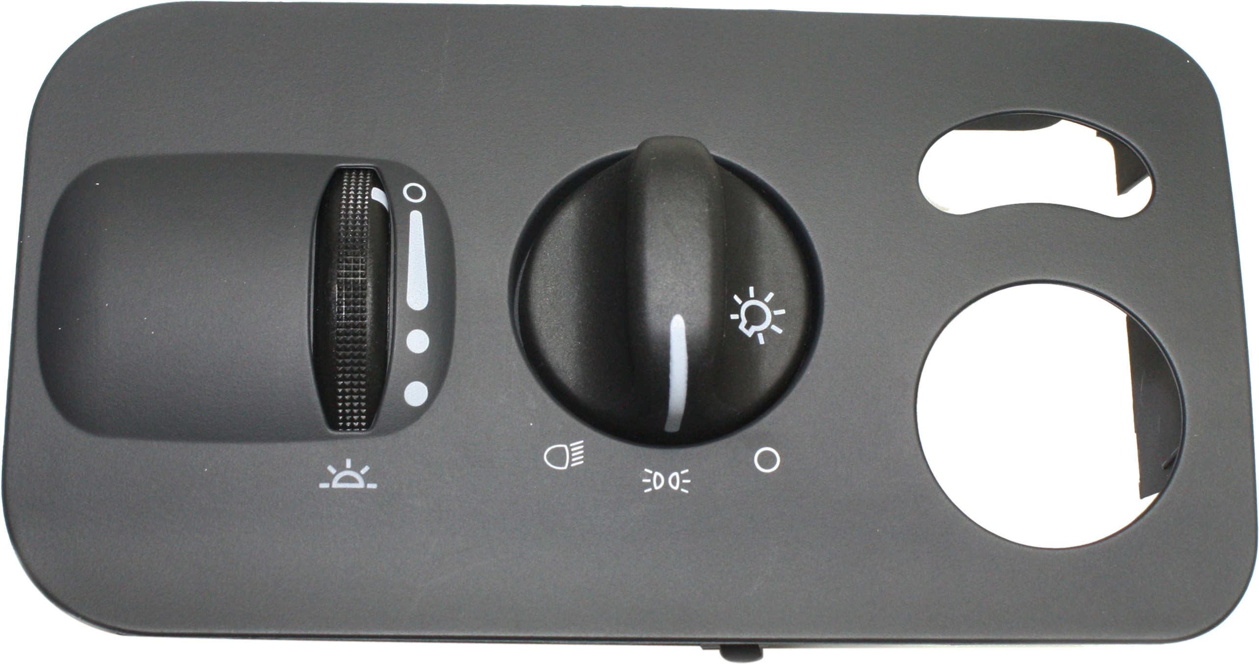 AM CARAVAN 04-07 HEAD LAMP SWITCH Black with Power Mirrors w o Fog Lights and Auto Headlight Control SKU REPJ108906 OEM 650051-5322757-1S7789 HL7179 S
