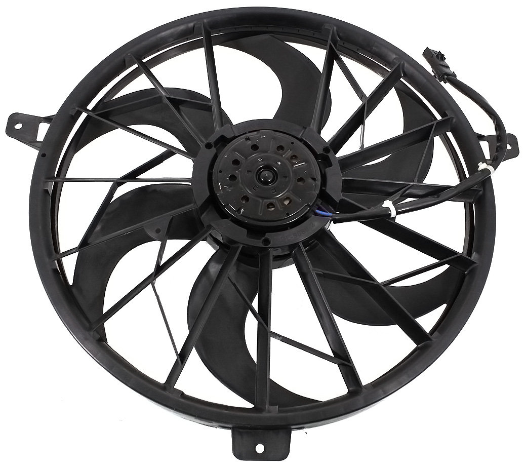 AM GRAND CHEROKEE 04-04 RADIATOR FAN BLADE MOTOR ASSY 4.0L w o Tow Pckg SKU REPJ160904 OEM 52079528AD