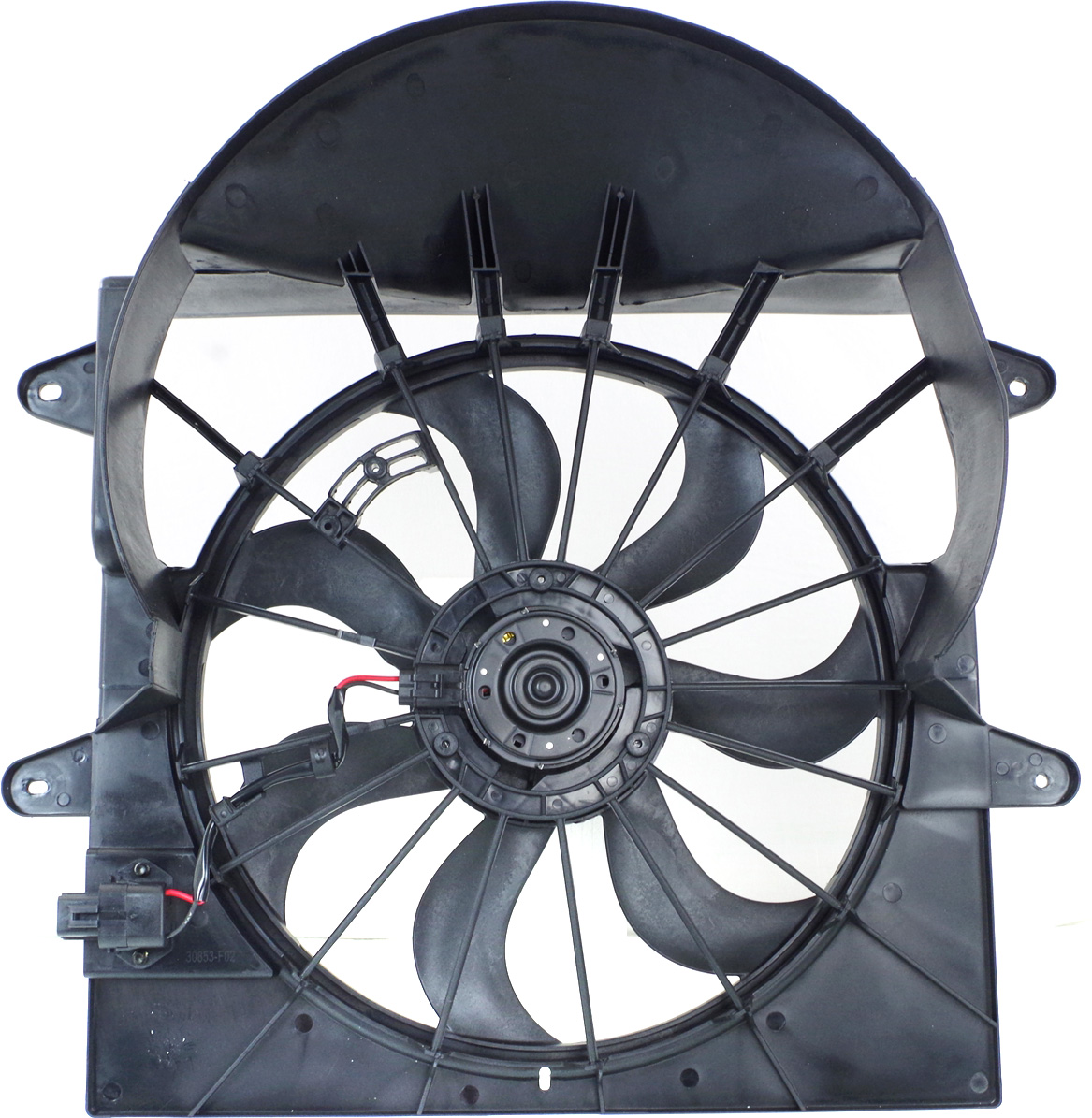 AM COMMANDER 08-10 GRAND CHEROKEE 09-10 RADIATOR FAN ASSEMBLY 3.7L 4.7L Includes Fan Shroud and Resistor SKU REPJ160909 Partslink CH3117105 OEM 55037969AB
