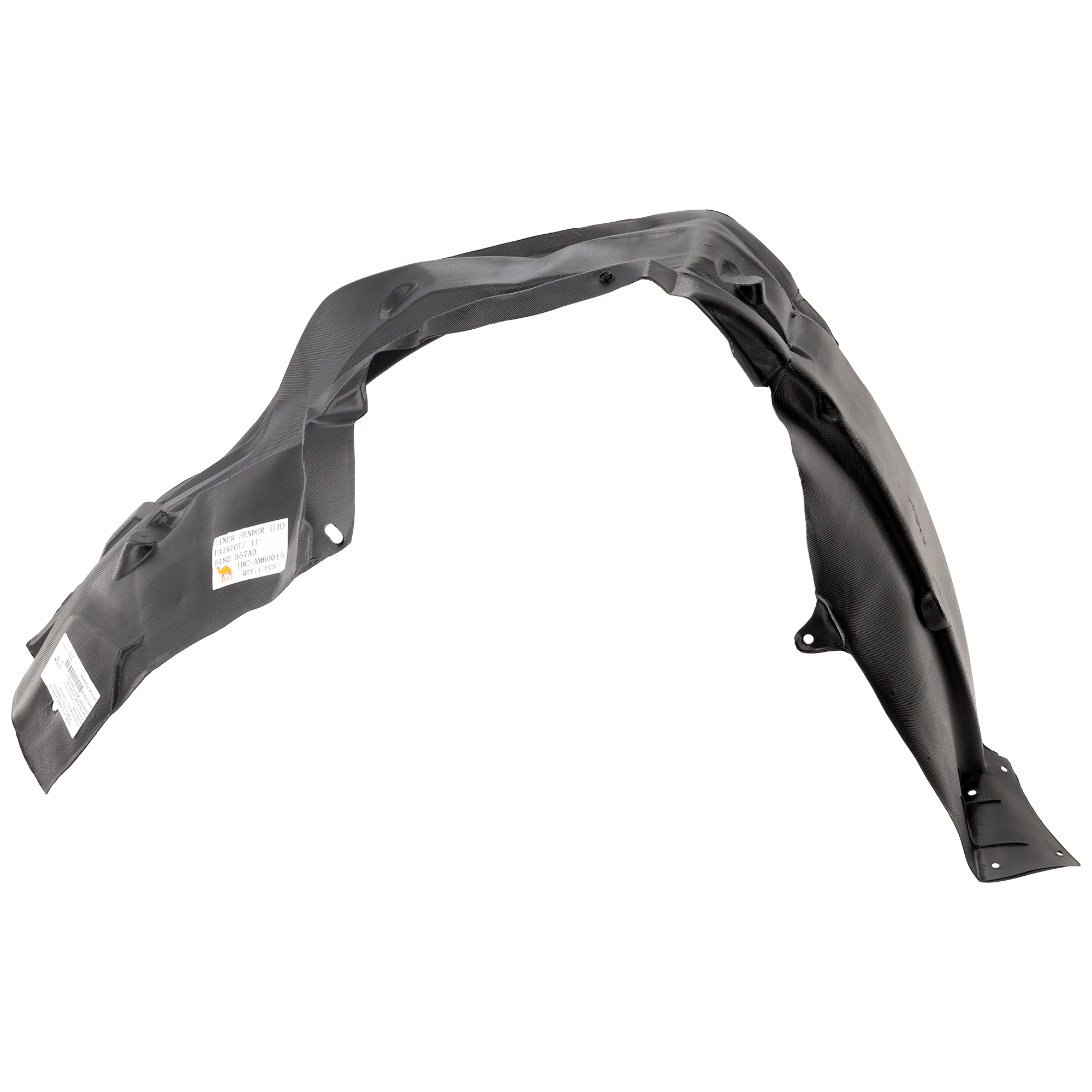 AM PATRIOT 11-17 FRONT FENDER LINER LH Plastic Vacuum Form SKU REPJ222130 OEM 5182557AD PFM