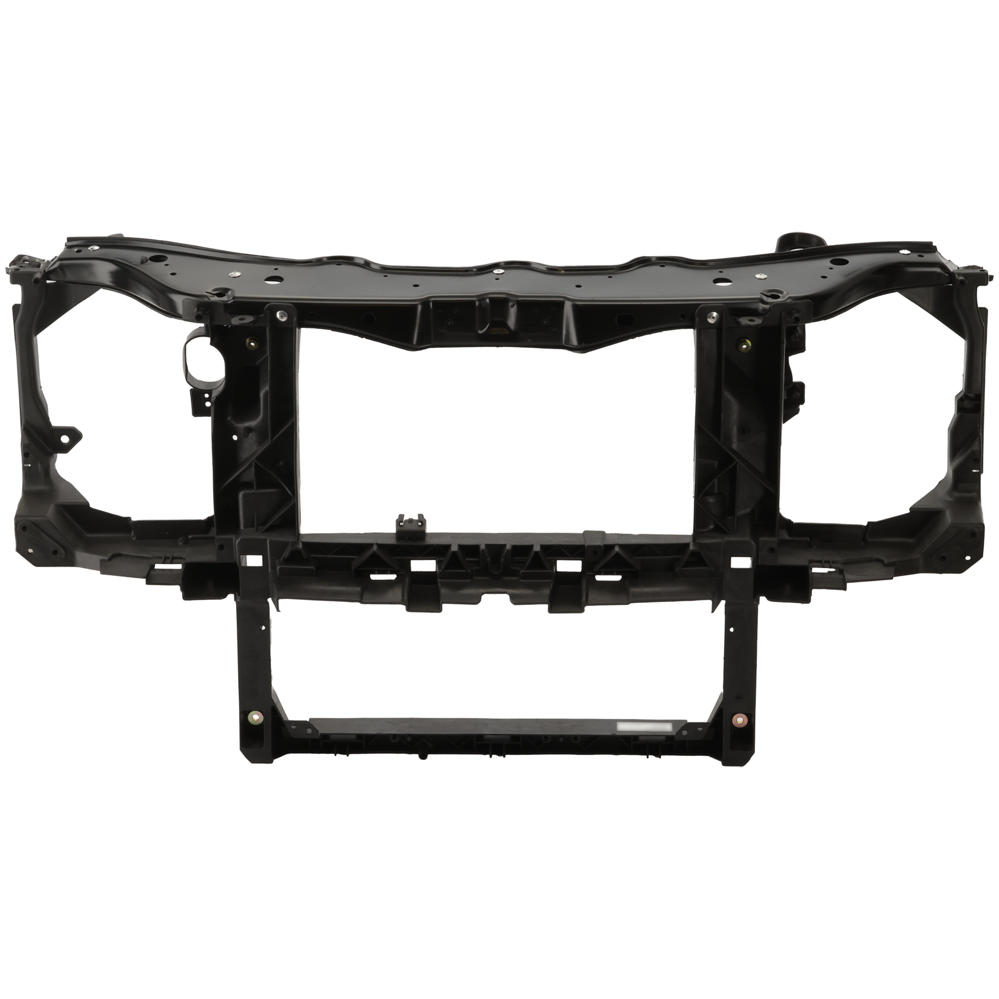 AM LIBERTY 08-12 RADIATOR SUPPORT Assembly Black Plastic with Steel CAPA SKU REPJ250101Q Partslink CH1225214C OEM 68024918AB 68024918AC