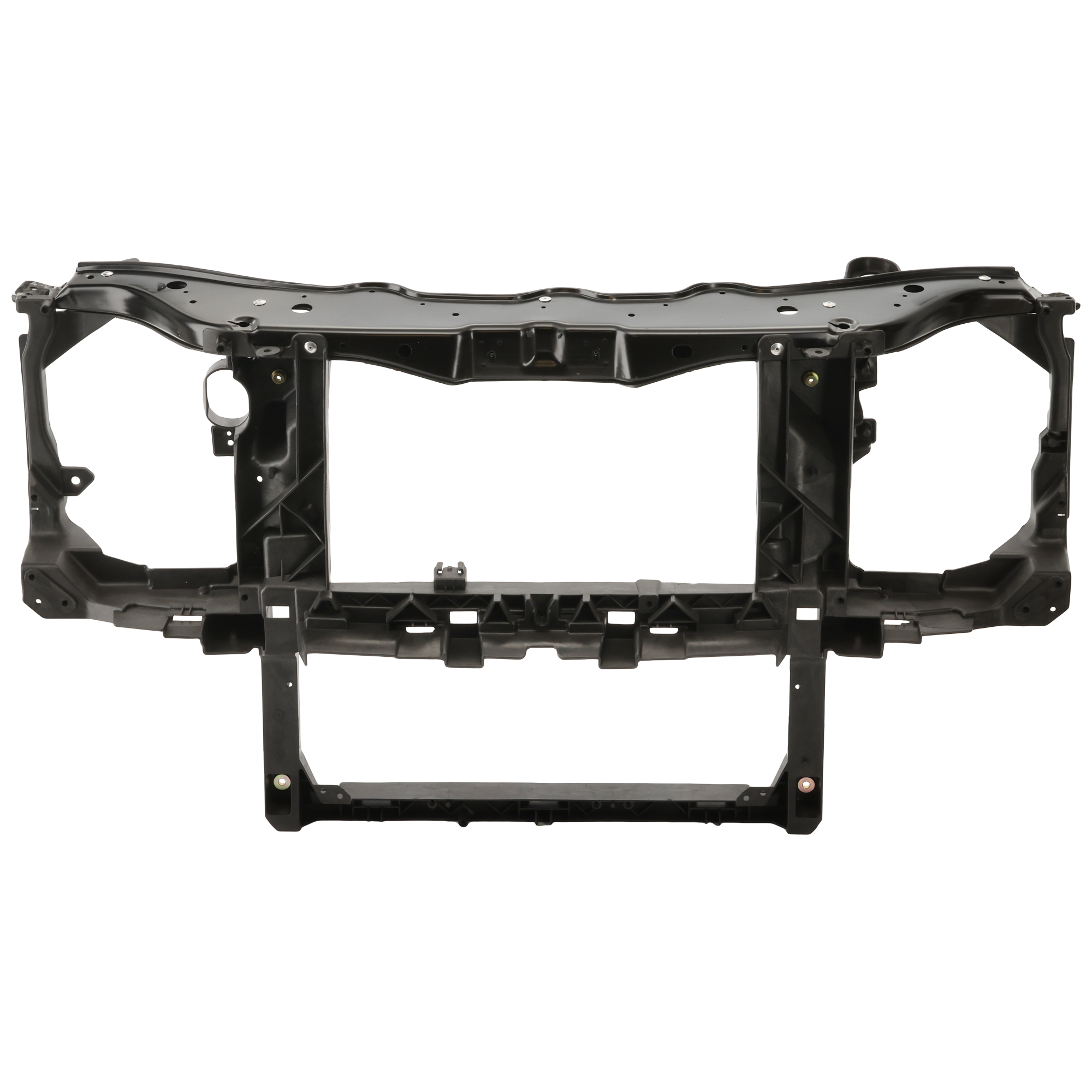 AM LIBERTY 08-12 RADIATOR SUPPORT Assembly Black Plastic with Steel SKU REPJ250101 Partslink CH1225214 OEM 68024918AB 68024918AC