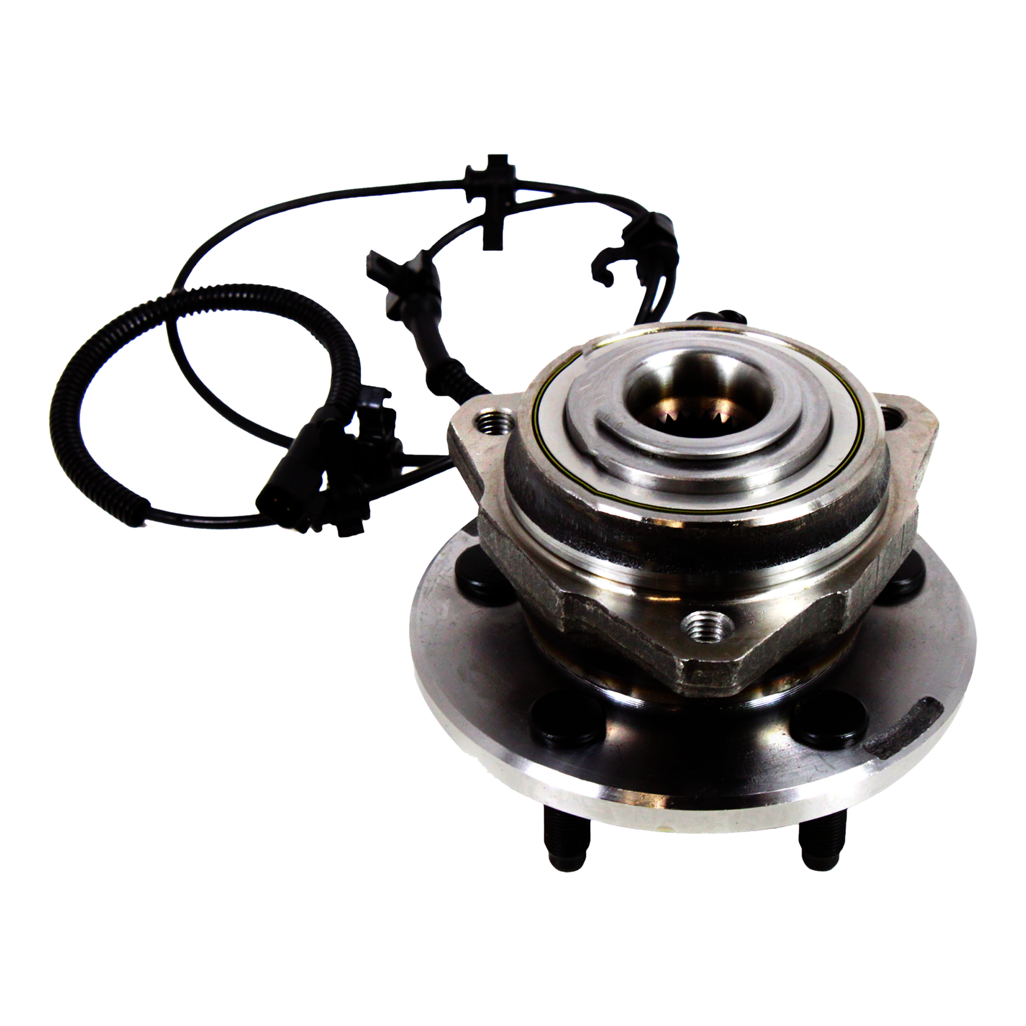 AM LIBERTY 02-07 FRONT HUB ASSEMBLY LH 5 Studs 3 Bolt Modified Triangular Flange SKU REPJ283708 OEM 52128693AF