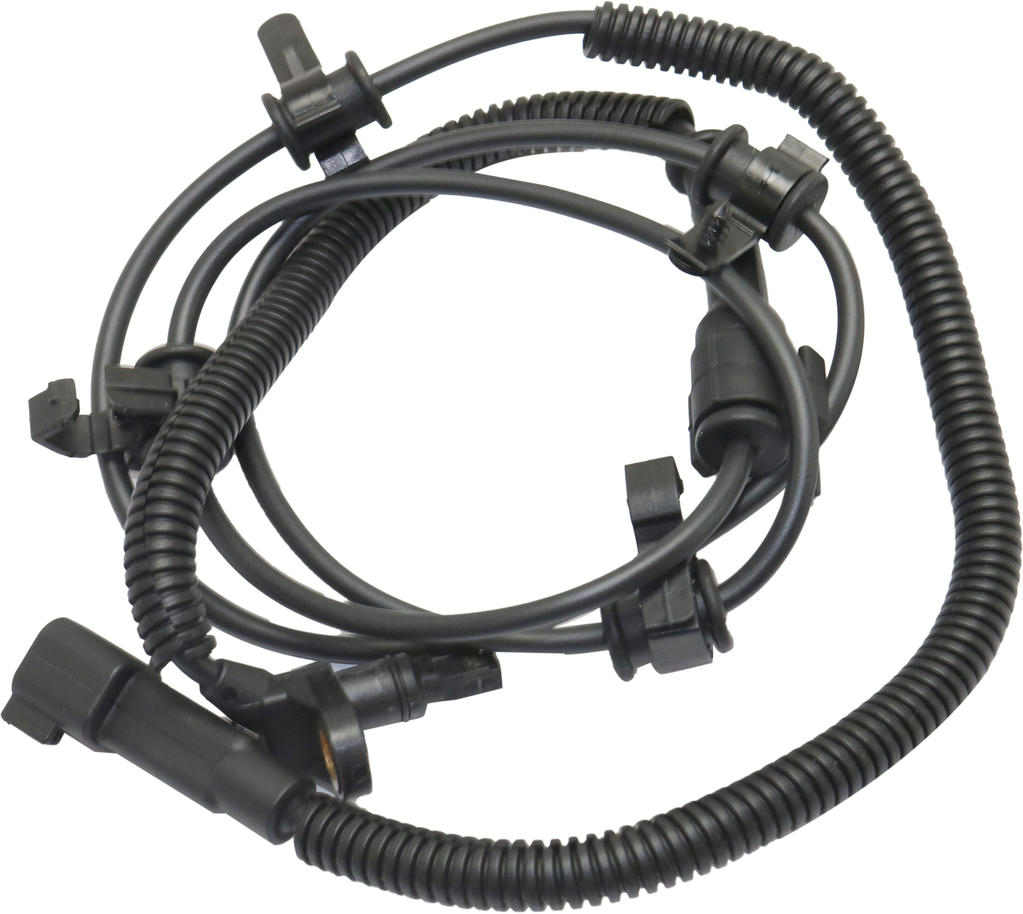 AM LIBERTY 02-07 FRONT ABS SPEED SENSOR LH 2 Male Terminals Blade Type Spindle Mounted SKU REPJ310806 OEM 52128695AF