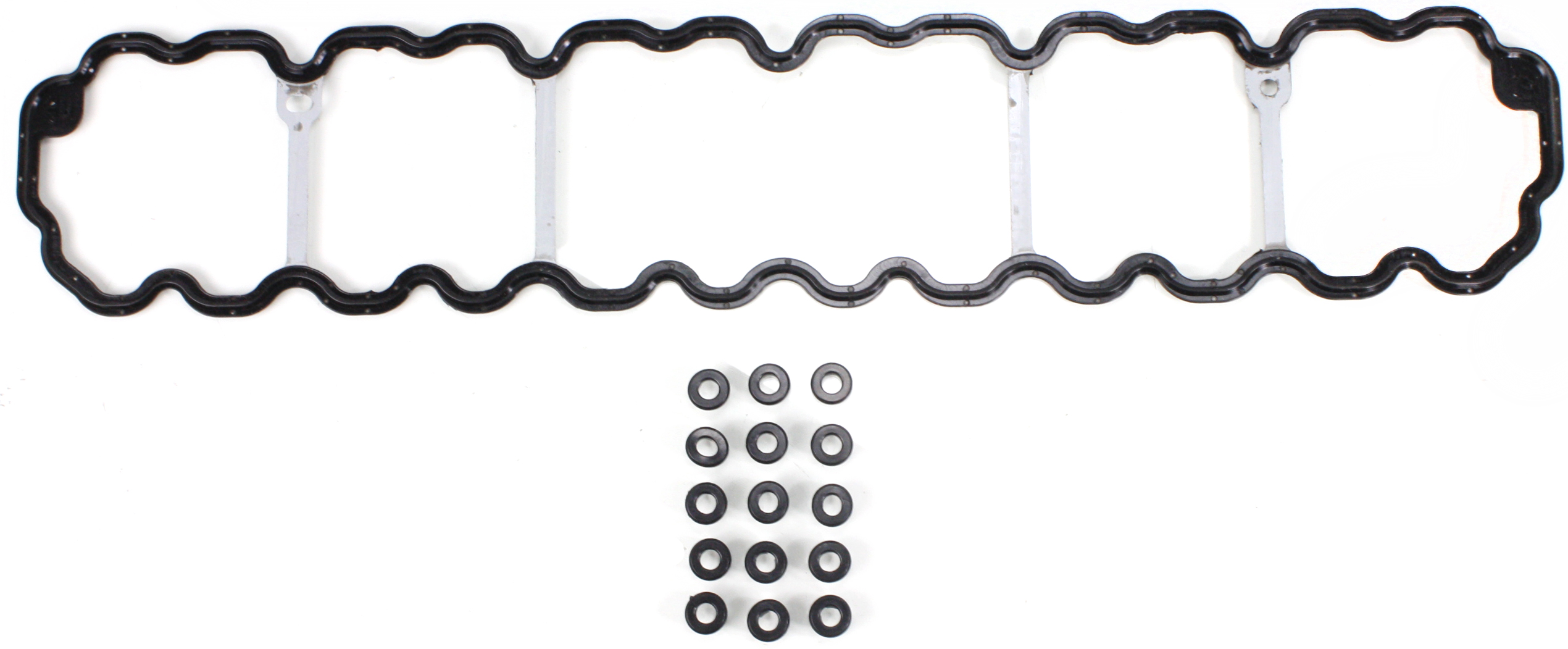 AM GRAND CHEROKEE 96-04 WRANGLER 97-06 VALVE COVER GASKET Rubber Black Inc. grommets SKU REPJ312901 OEM 19755-53020758-151066801-53020