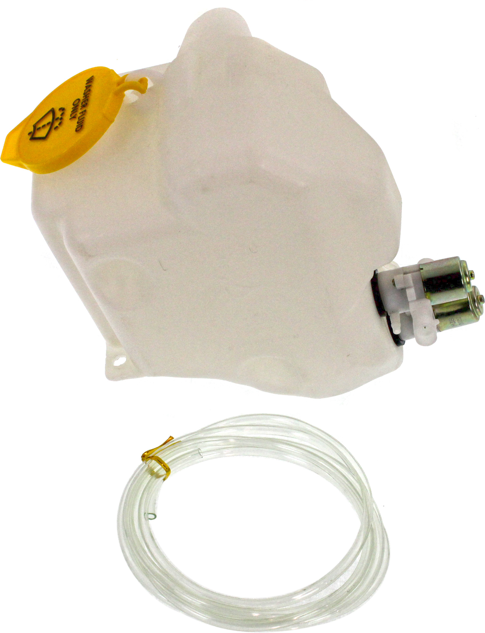 AM WRANGLER 03-06 WASHER RESERVOIR Assy w Dual Pump and Cap SKU REPJ370518 Partslink CH1288147 OEM 5096345AA PFM
