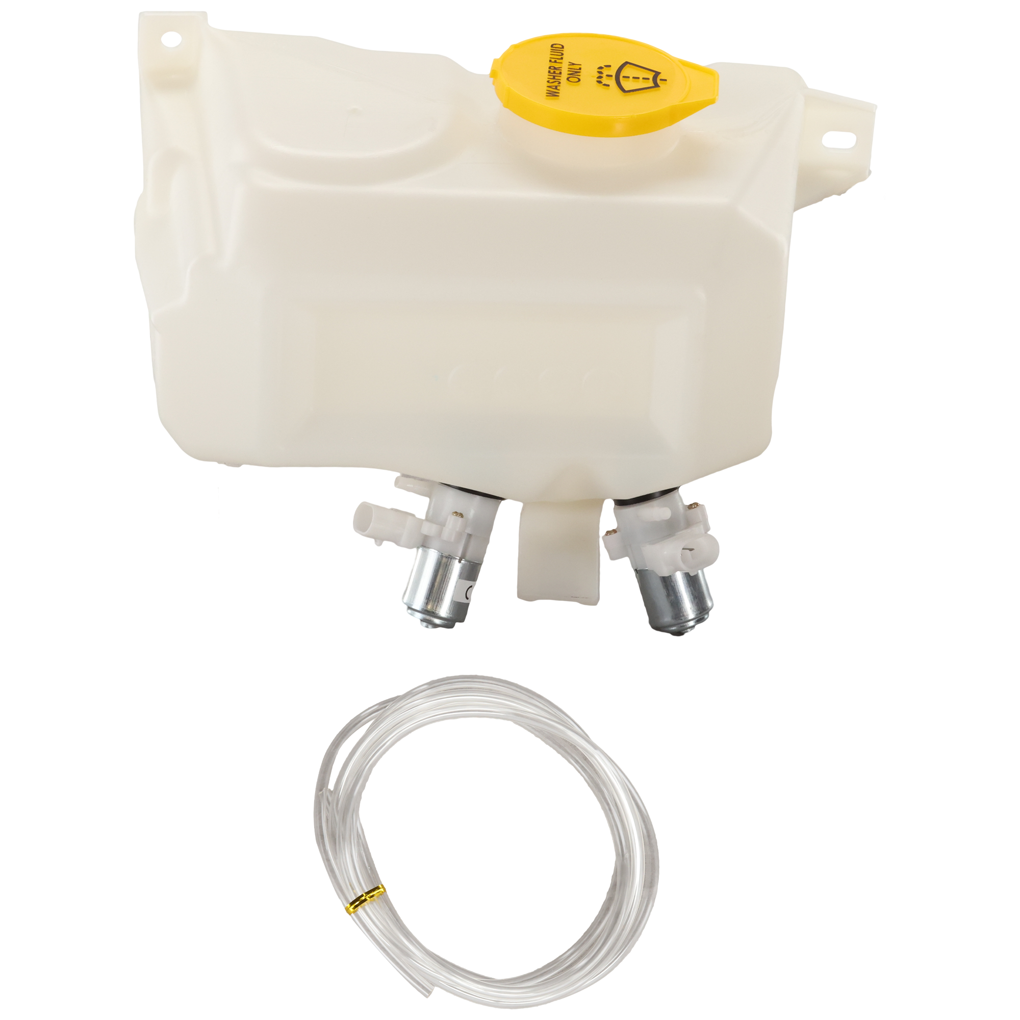 AM GRAND CHEROKEE 93-95 WASHER RESERVOIR Assy w Dual Pump and Cap W O Sensor Hole SKU REPJ370526 Partslink CH1288185 OEM 55154978 PFM