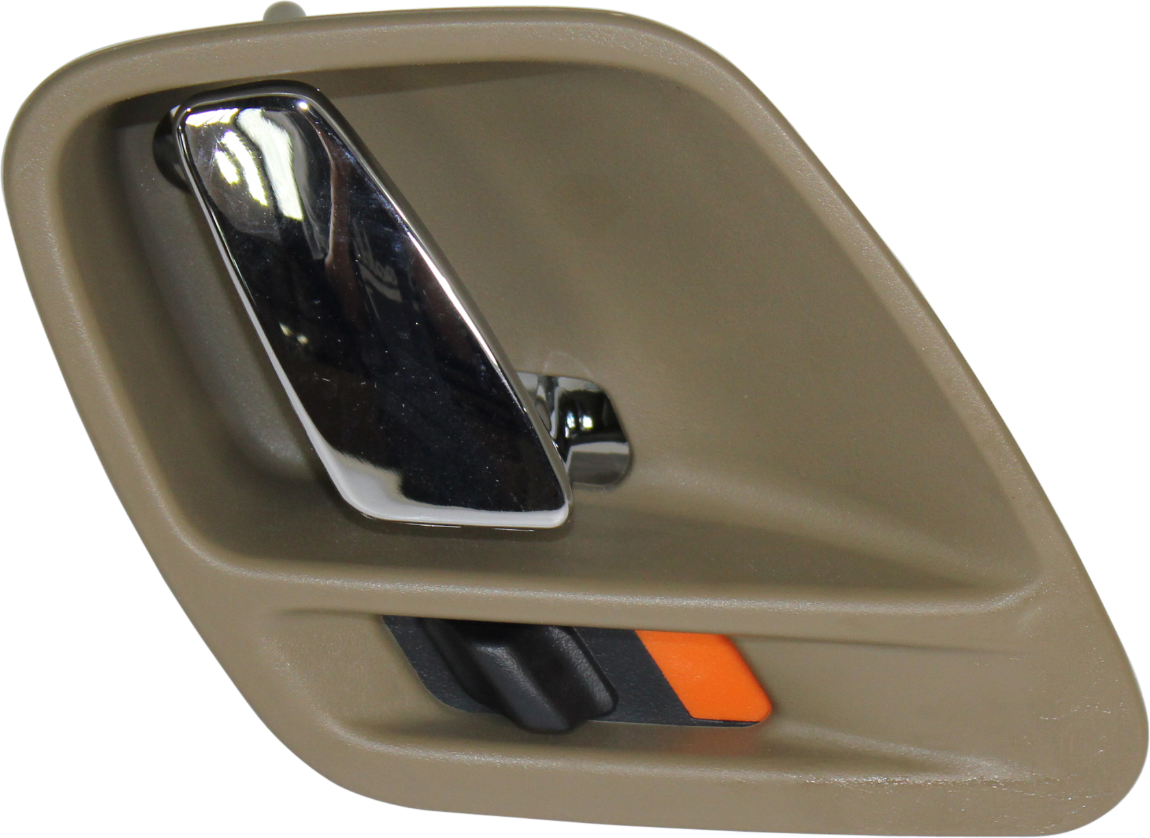 AM GRAND CHEROKEE 99-04 FRONT INTERIOR DOOR HANDLE RH Chrome Lever+Beige Sandstone Housing =REAR SKU REPJ462143 Partslink CH1353150 OEM 5FX741T5AD