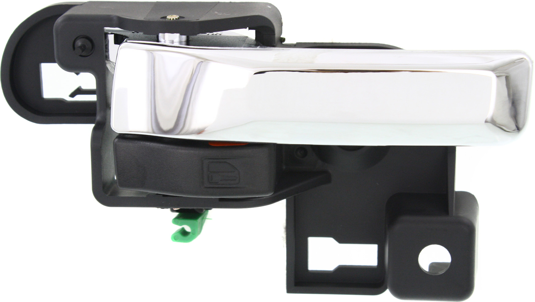 AM WRANGLER JK 11-18 FRONT INTERIOR DOOR HANDLE LH Chrome Lever+Black Knob Plastic =REAR SKU REPJ462170 OEM 68059175AA PFM