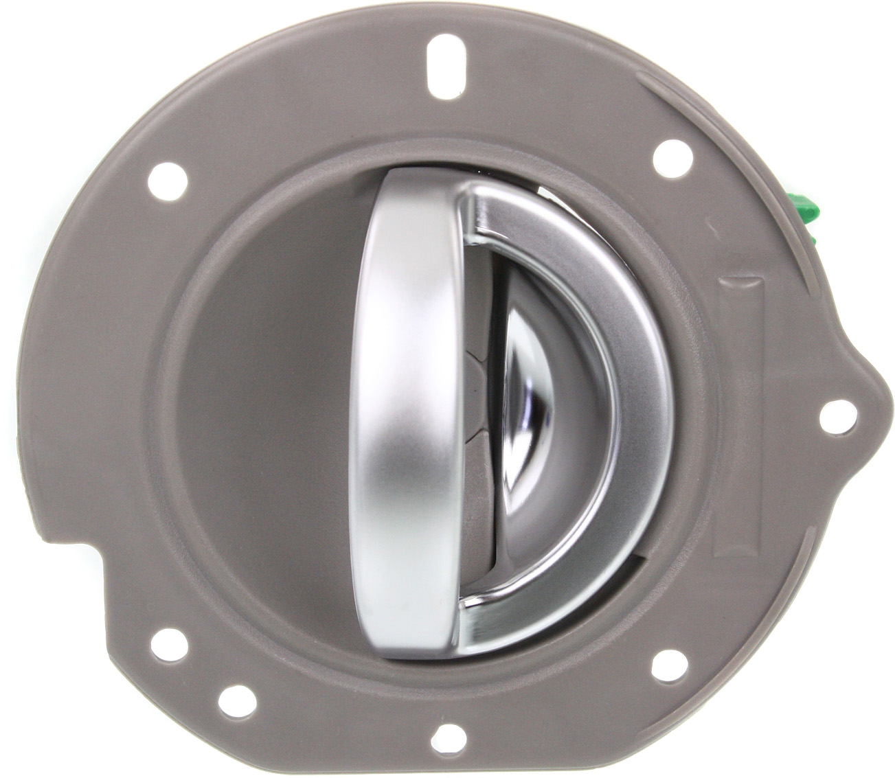 AM LIBERTY 02-07 FRONT INTERIOR DOOR HANDLE LH Khaki Housing w Satin Chrome Handle Plastic SKU REPJ462302