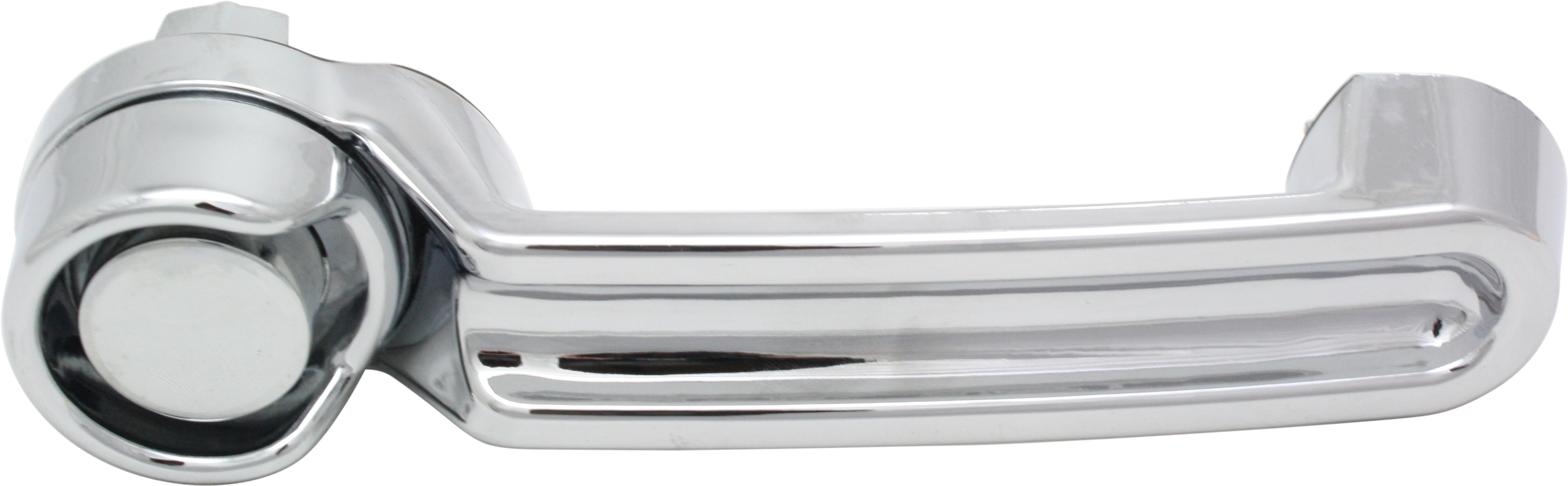 AM WRANGLER JK 07-18 FRONT EXTERIOR DOOR HANDLE RH=LH All Chrome w o Keyhole Plastic =REAR RH LH SKU REPJ462501C OEM 4589164AI PFM