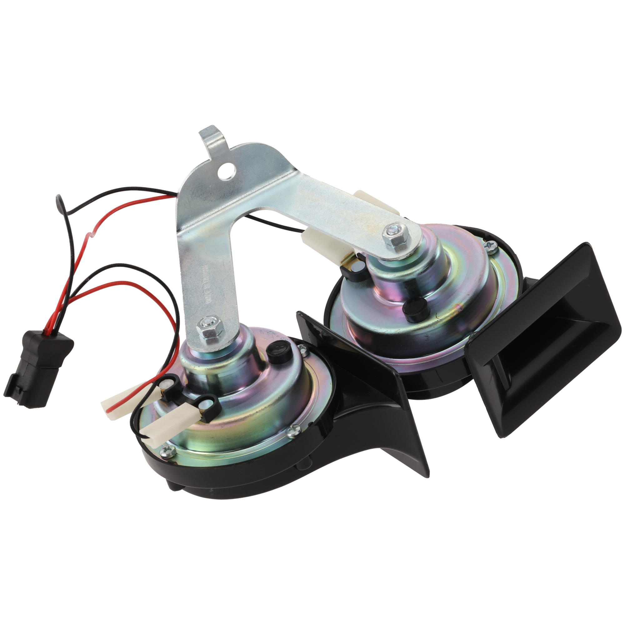 AM GRAND CHEROKEE 05-10 LIBERTY 05-07 COMMANDER 06-10 HORN SET High and Low with Bracket SKU REPJ502501 OEM 5026994AB
