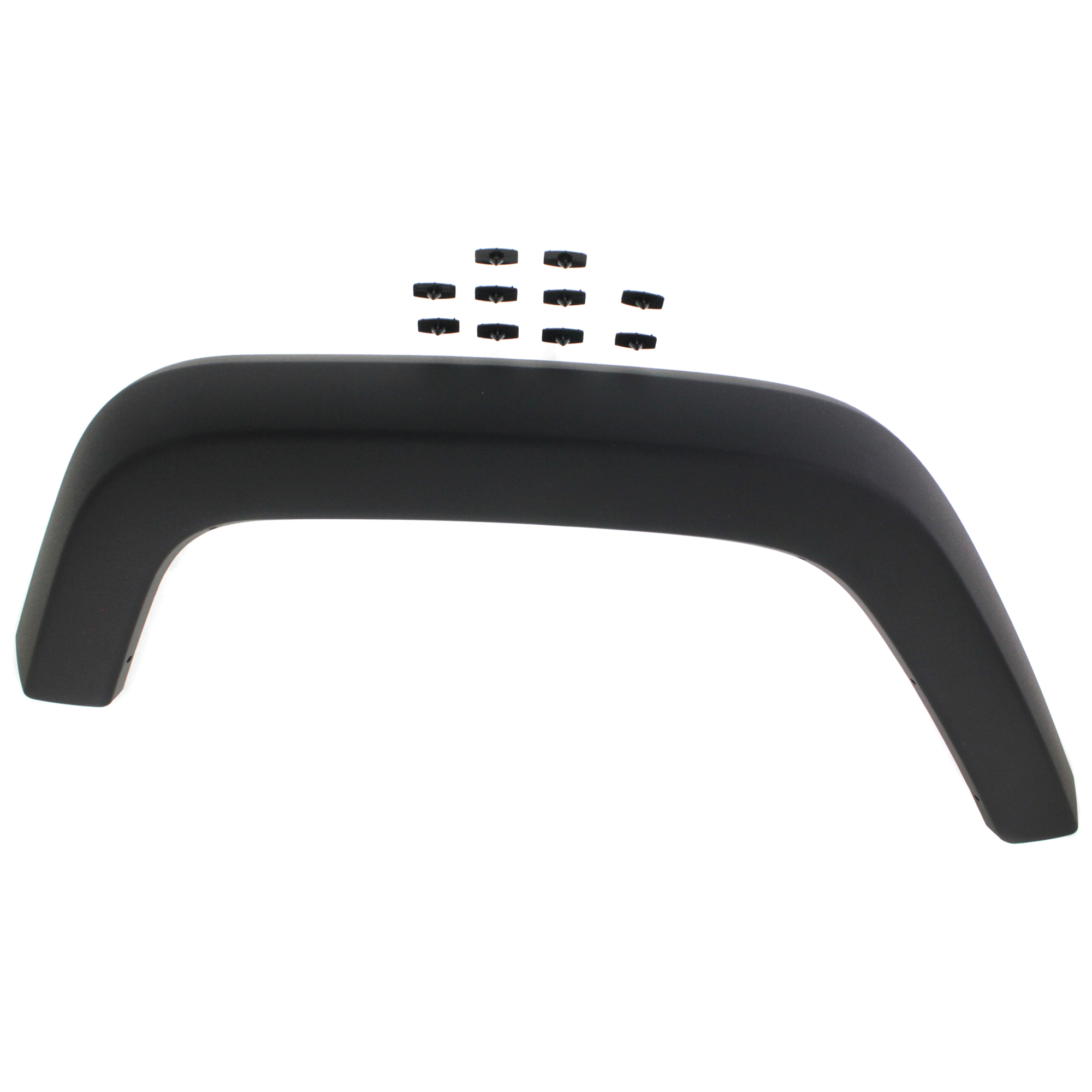 AM WRANGLER JK 07-18 REAR FENDER FLARE RH Textured Black CAPA SKU REPJ553907Q Partslink CH1769107C OEM 5KF16RXFAE