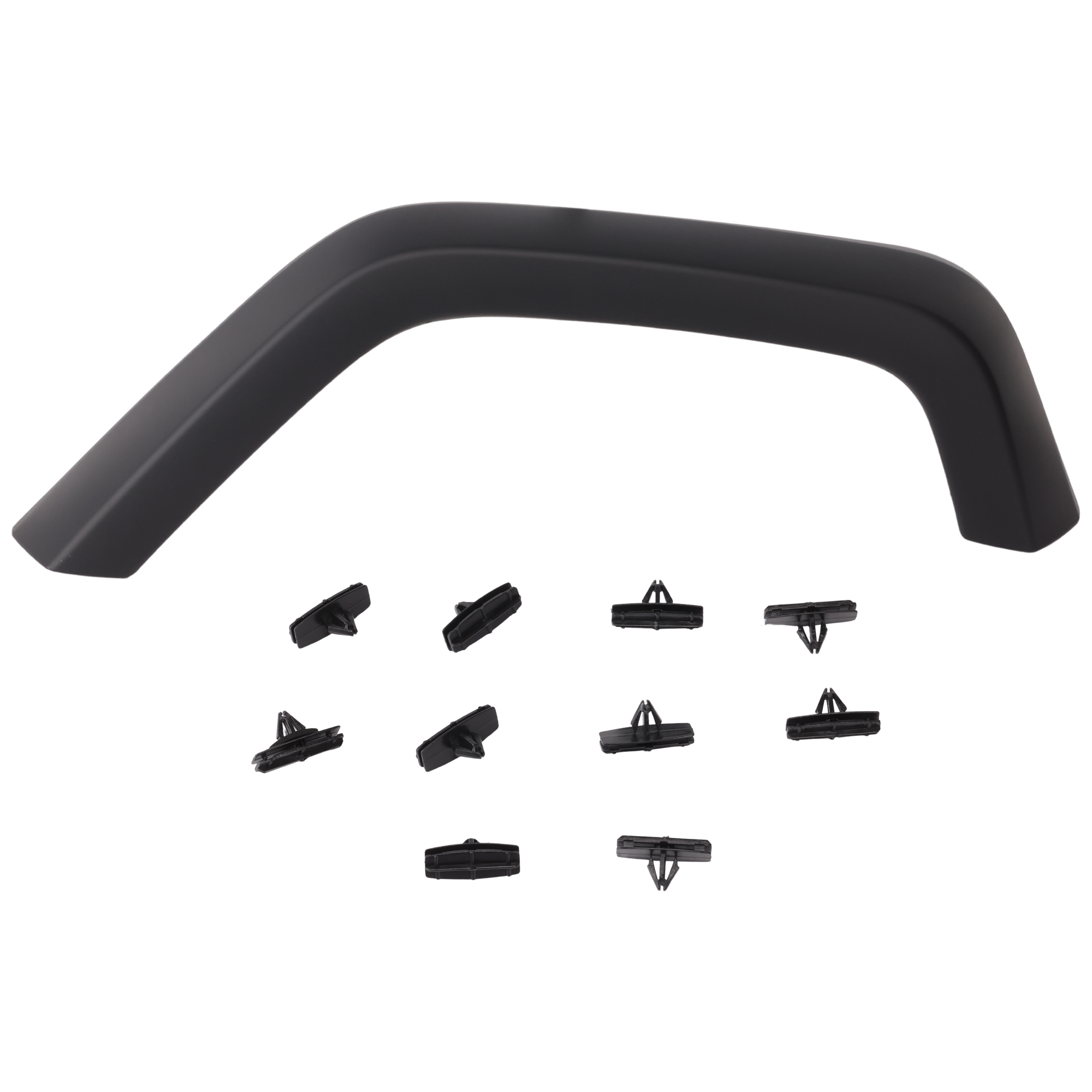 AM WRANGLER JK 07-18 REAR FENDER FLARE LH Textured Black CAPA SKU REPJ553908Q Partslink CH1768107C OEM 5KF17RXFAE