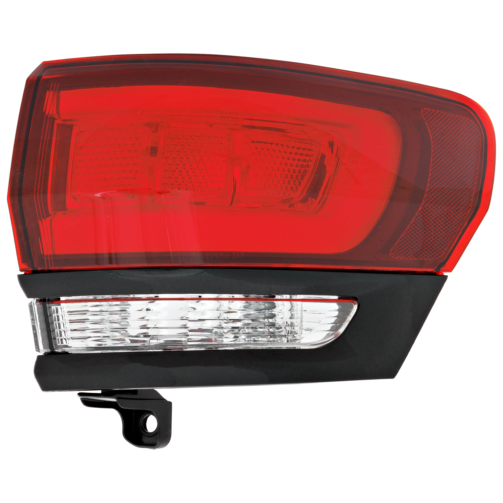 AM GRAND CHEROKEE 14-21 TAIL LAMP LH Outer Assembly w Black Bezel SRT Trackhawk Models SKU REPJ730148 Partslink CH2804108 OEM 68142943AH