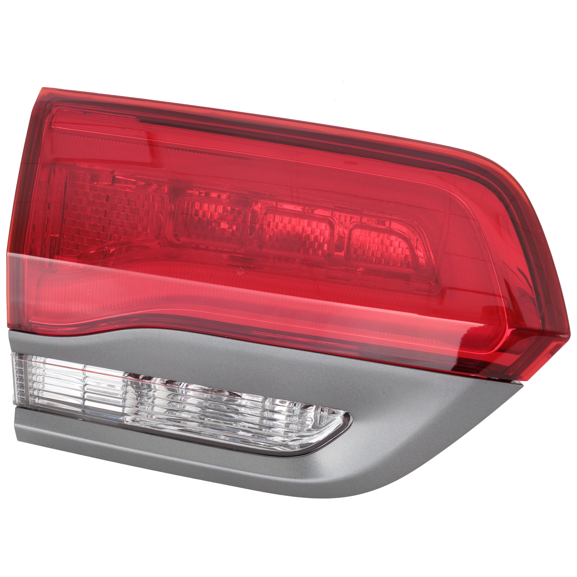 AM GRAND CHEROKEE 14-21 GRAND CHEROKEE WK 22-22 TAIL LAMP LH Inner Assembly Halogen Laredo Limited Overland Summit Models w Gray Trim w Platinum Insert CAPA SKU REPJ730160Q Partslink CH2802109C OEM 68236107AB 68236107AA