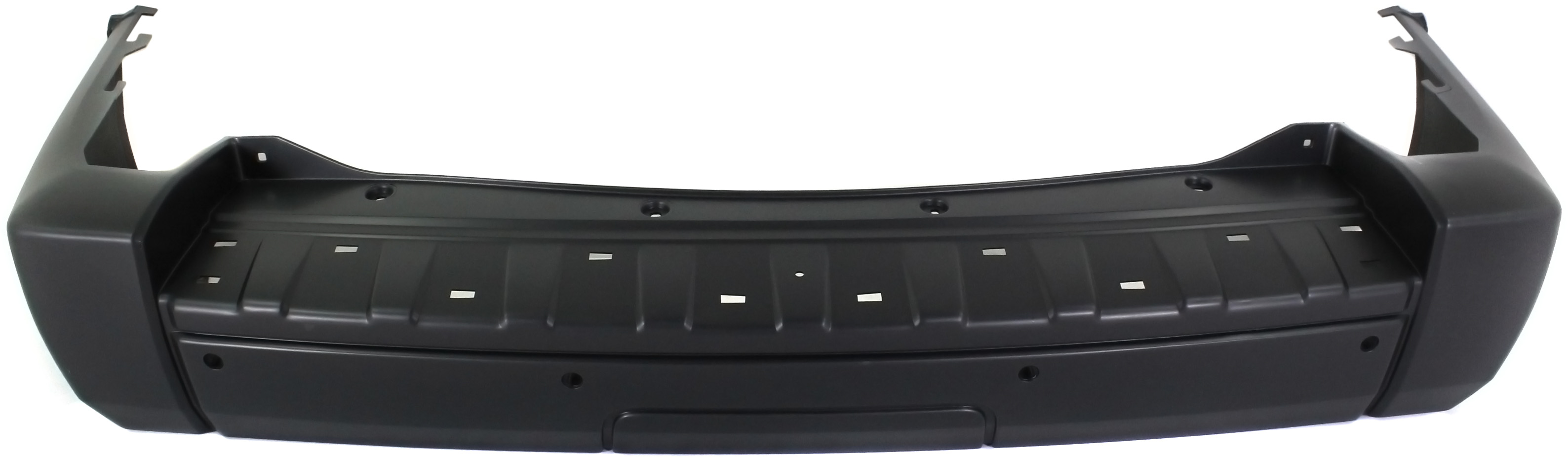 AM COMMANDER 06-10 REAR BUMPER COVER Primed w o Trailer Hitch Holes SKU REPJ760102P Partslink CH1100869 CH1100948 OEM 5183499AA 68052984AA