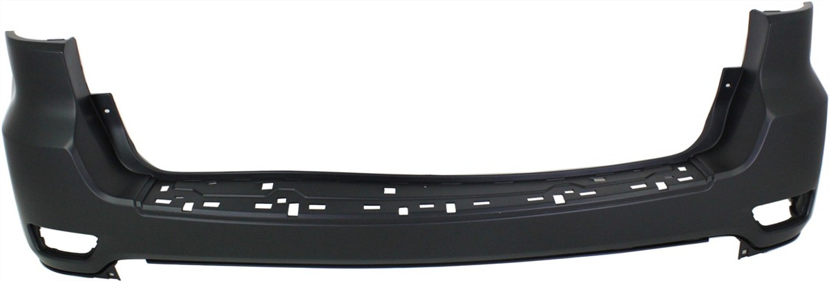 AM GRAND CHEROKEE WK 11-22 REAR BUMPER COVER Upper Prmd w o Parking Aid Sensor Holes w o Park Assist Sensor Holes w o BSD Exc. SRT Summit Trailhawk Trackhawk Models CAPA SKU REPJ760115PQ Partslink CH1100952C OEM 1VQ65TZZAA