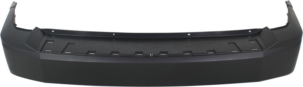 AM LIBERTY 08-12 REAR BUMPER COVER Primed w o Parking Aid Sensor Holes Trailer Hitch Hole CAPA SKU REPJ760118PQ Partslink CH1100913C OEM 57010132AC