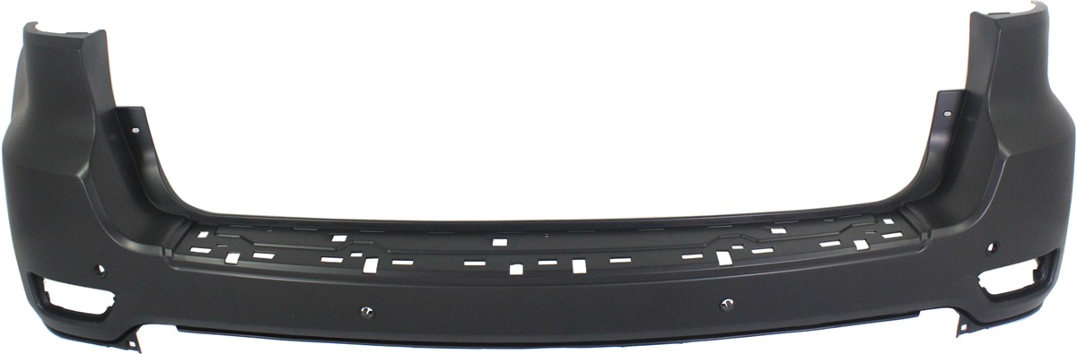 AM GRAND CHEROKEE 11-13 REAR BUMPER COVER Primed w Parking Aid Snsr Holes w Blnd Spt Dtctn Type 2 Exc. SRT SRT 8 Models SKU REPJ760119P Partslink CH1100953 OEM 68078314AC