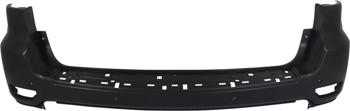 AM GRAND CHEROKEE 11-15 REAR BUMPER COVER Primed w o Blnd Spt Dtctn w Parking Aid Snsr Holes Exc. SRT Models SKU REPJ760120P Partslink CH1100954 OEM 1VQ66TZZAA