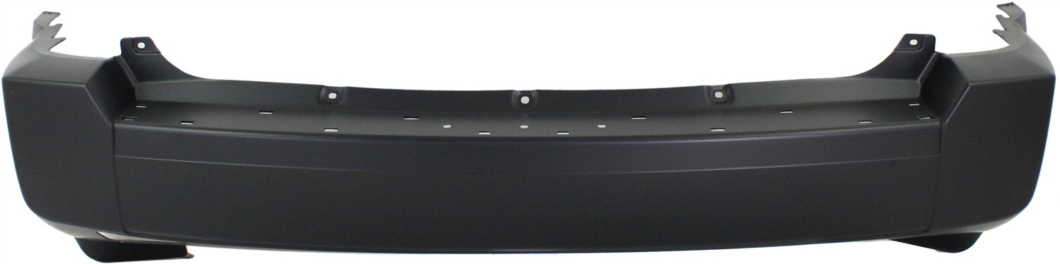 AM PATRIOT 07-10 REAR BUMPER COVER Primed w o Mldg Hole for Chrome Trim w Tow Hook Holes SKU REPJ760125P Partslink CH1100889 OEM 68021294AC