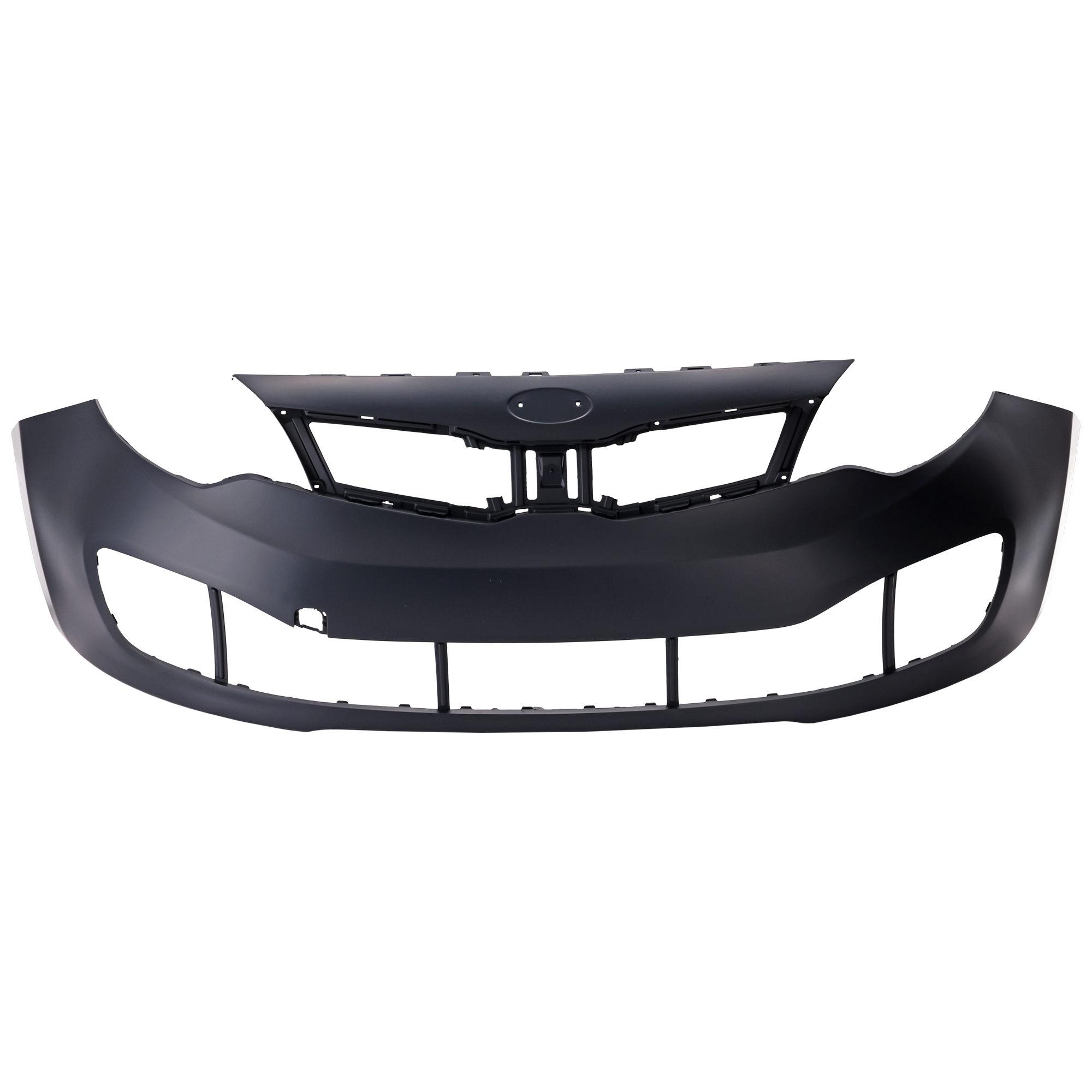 AM RIO 12-15 FRONT BUMPER COVER Primed Sedan CAPA SKU REPK010316PQ Partslink KI1000159C OEM 865111W000