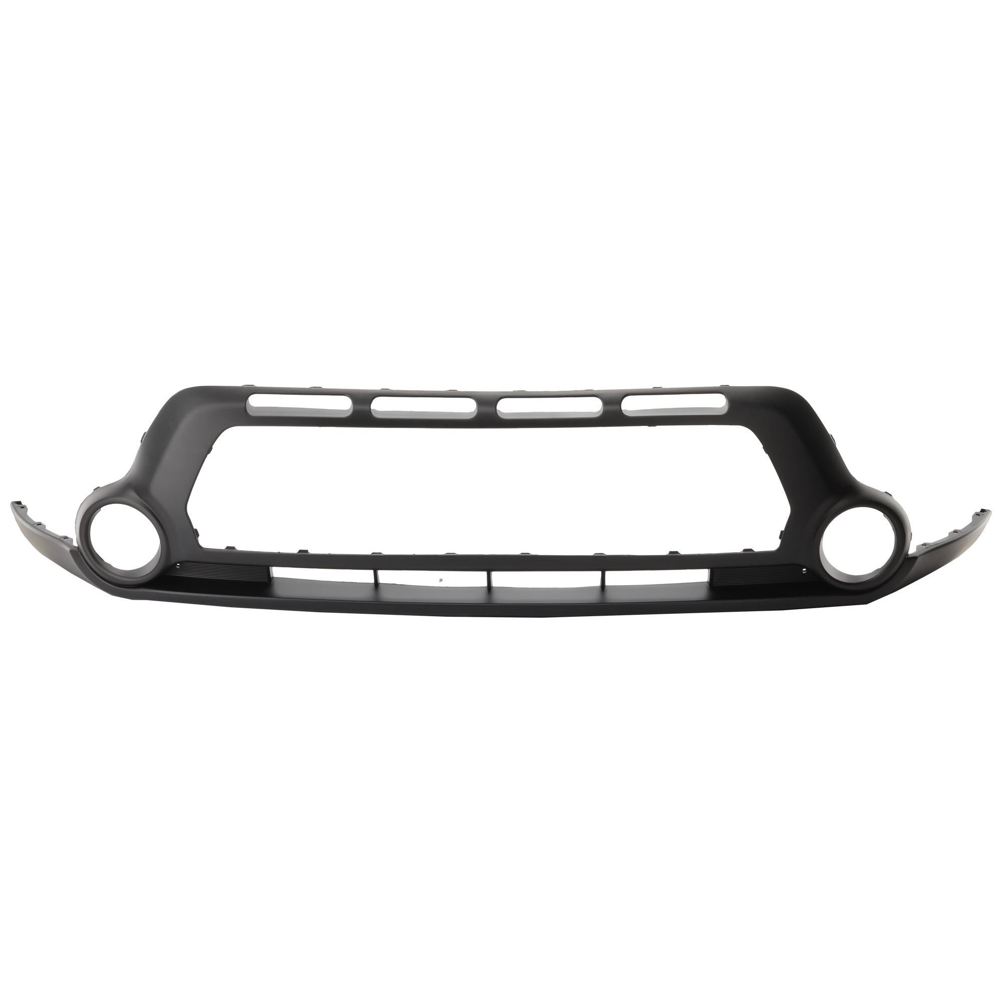 AM SOUL 14-16 FRONT BUMPER COVER Lower Textured Black w Two Tone Paint 1 Piece Type Bumper CAPA SKU REPK010326Q Partslink KI1015104C OEM 86512B2000