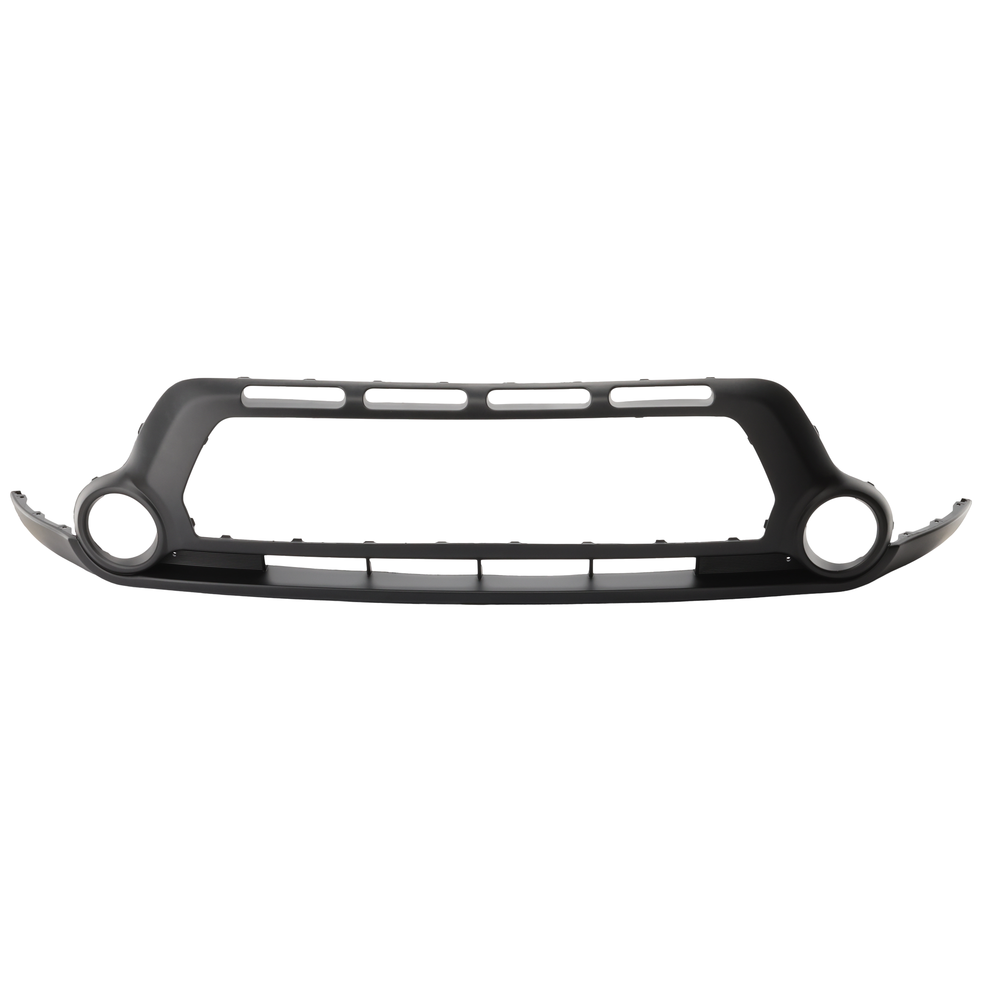AM SOUL 14-16 FRONT BUMPER COVER Lower Textured Black w Two Tone Paint 1 Piece Type Bumper SKU REPK010326 Partslink KI1015104 OEM 86512B2000