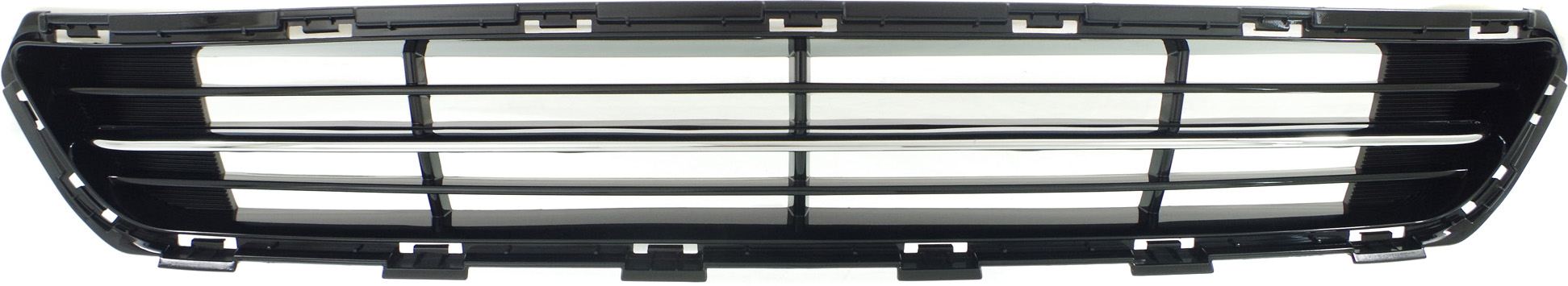 AM OPTIMA 14-15 FRONT BUMPER GRILLE Black w Chrome Molding Exc. Hybrid Models USA Built SKU REPK015317 Partslink KI1036120 OEM 865614C700