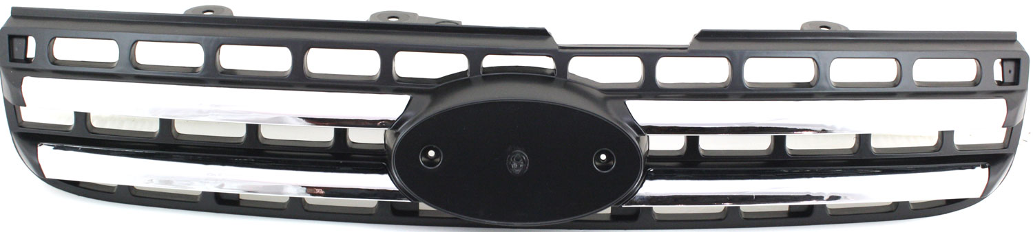 AM SPORTAGE 05-10 GRILLE Painted Black Shell and Insert w Chrome Molding SKU REPK070106 Partslink KI1200128 OEM 863501F031