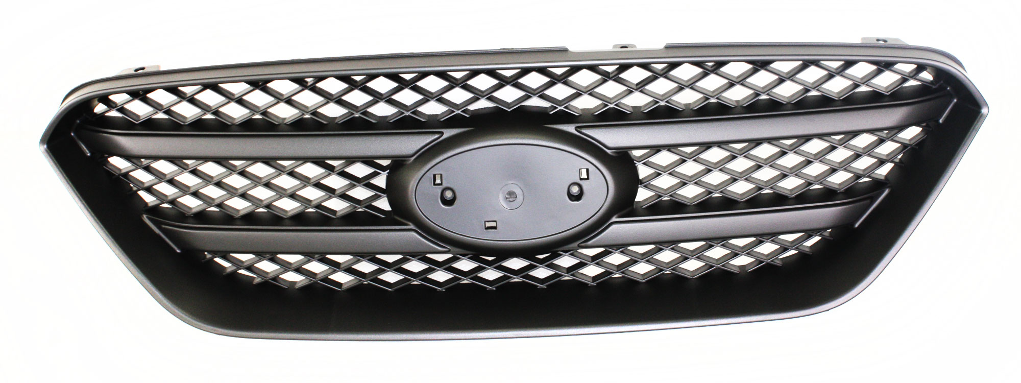 AM RONDO 07-12 GRILLE Painted Black Shell and Insert SKU REPK070112 Partslink KI1200132 OEM 863901D001