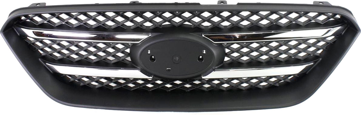 AM RONDO 07-10 GRILLE Black Shell and Insert w Chrome Molding To 6-10 SKU REPK070113 Partslink KI1200131 OEM 863801D001