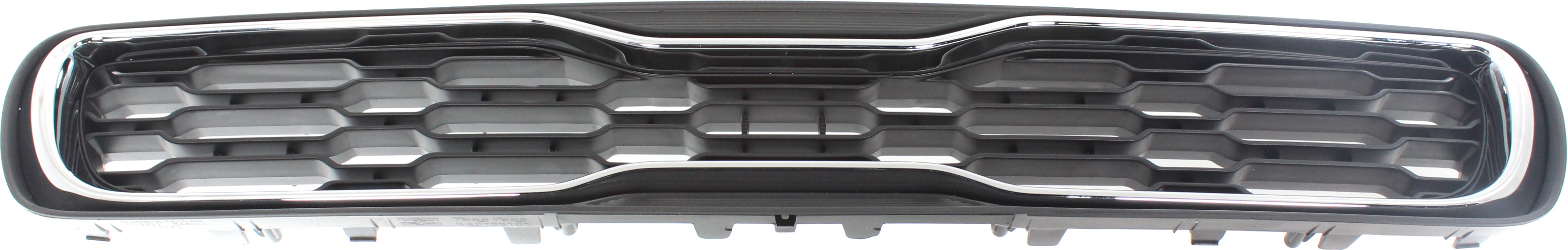 AM SOUL 12-12 GRILLE Textured Black Shell and Insert w Chrome Insert Opening Molding CAPA SKU REPK070121Q Partslink KI1200149C OEM 863502K500