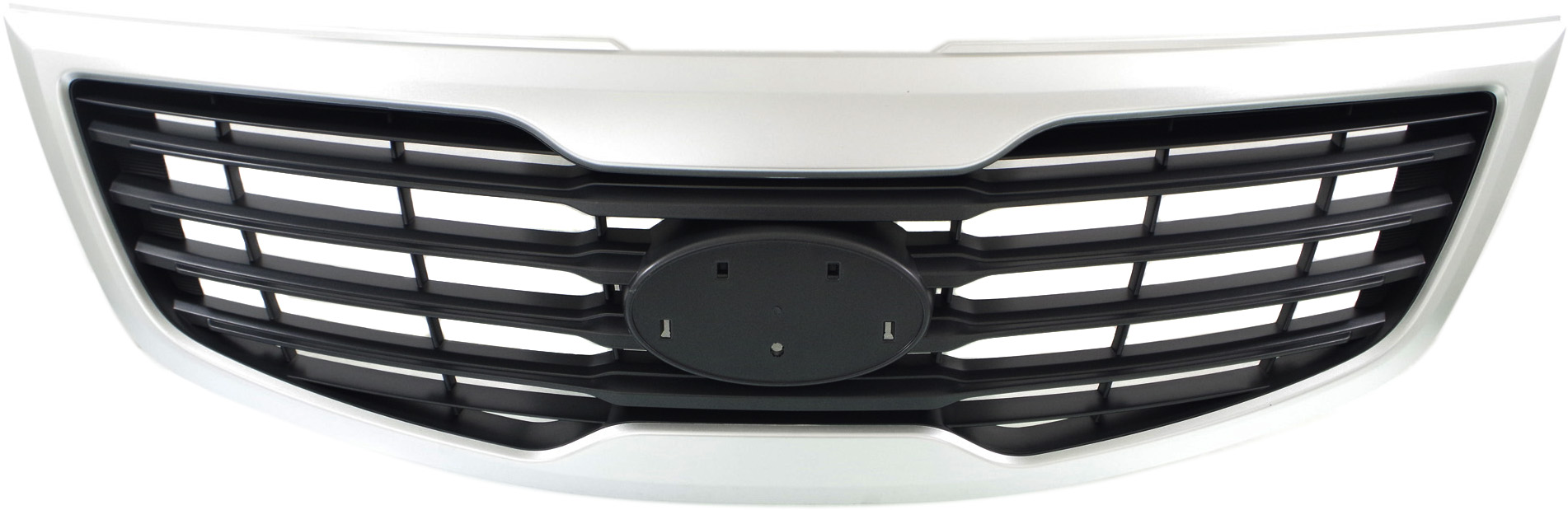 AM SPORTAGE 11-12 GRILLE Silver Shell Black Insert SKU REPK070129 Partslink KI1200148 OEM 863503W010