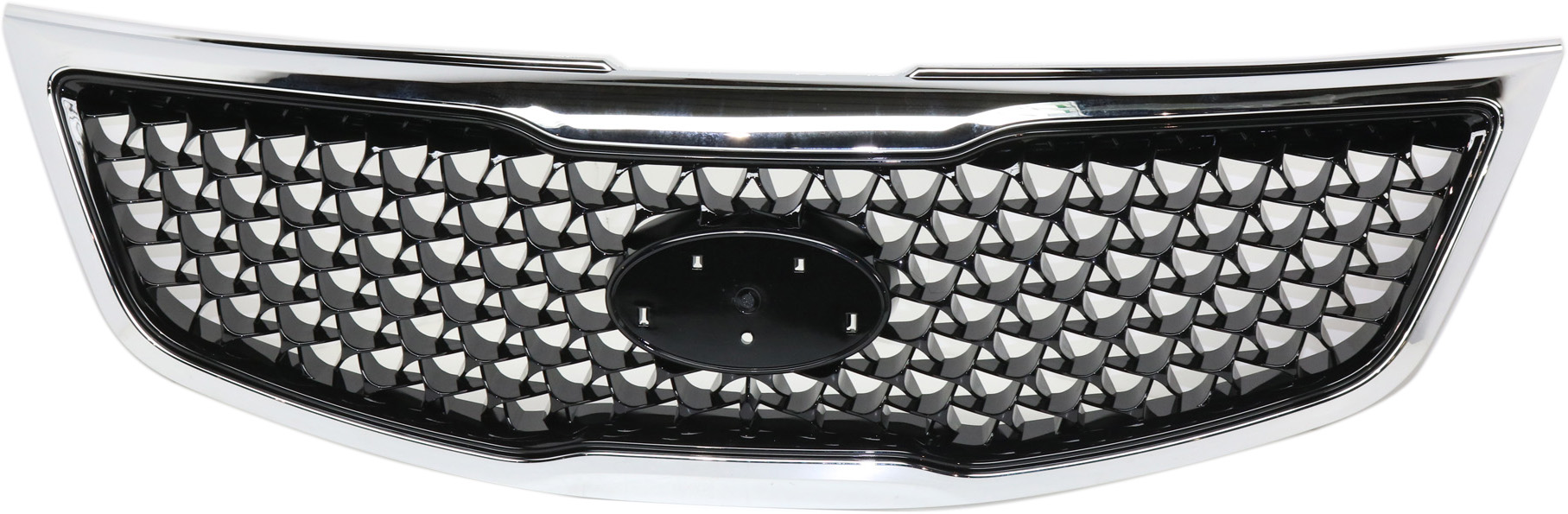AM SPORTAGE 14-16 GRILLE Black Shell and Insert w Chrome Molding 2.4L Eng. SKU REPK070134 Partslink KI1200162 OEM 863503W500