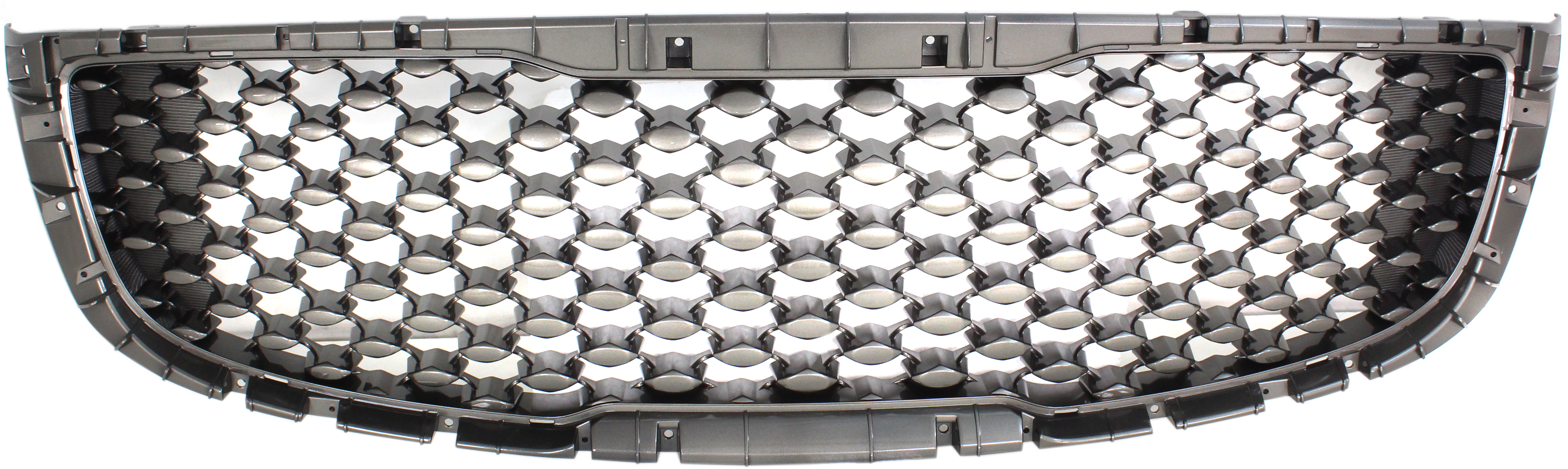 AM SEDONA 15-18 GRILLE Chrome Shell and Insert w o Auto Cruise and Surround View Limited SX Limited SXL Models CAPA SKU REPK070139Q Partslink KI1200179C OEM 86352A9520